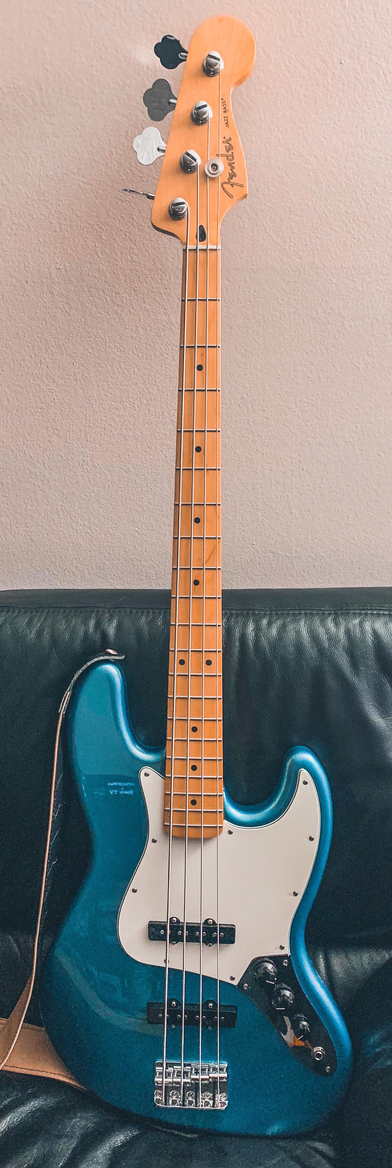 NBD/Fender Friday. Player Jazz Bass in Tidepool blue r/BassGuitar