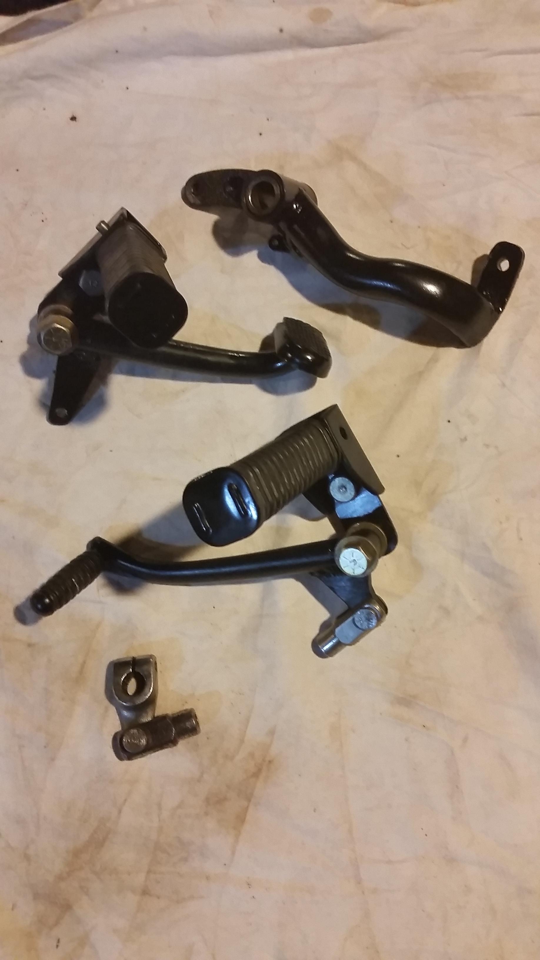 Made some rearsets for a CB350 today r/CafeRacers