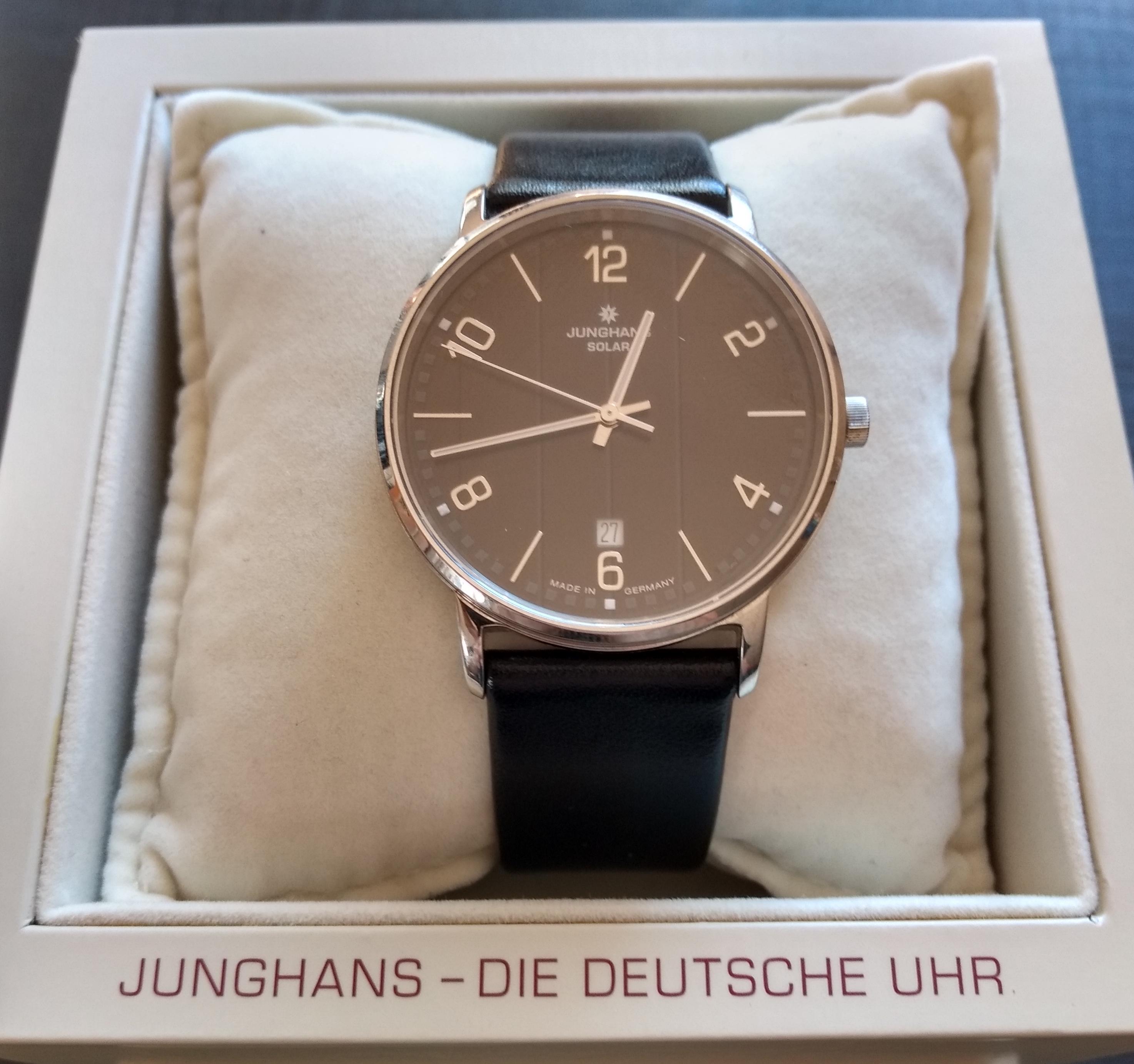 [Junghans] My new (to me) Junghans Milano Solar r/Watches