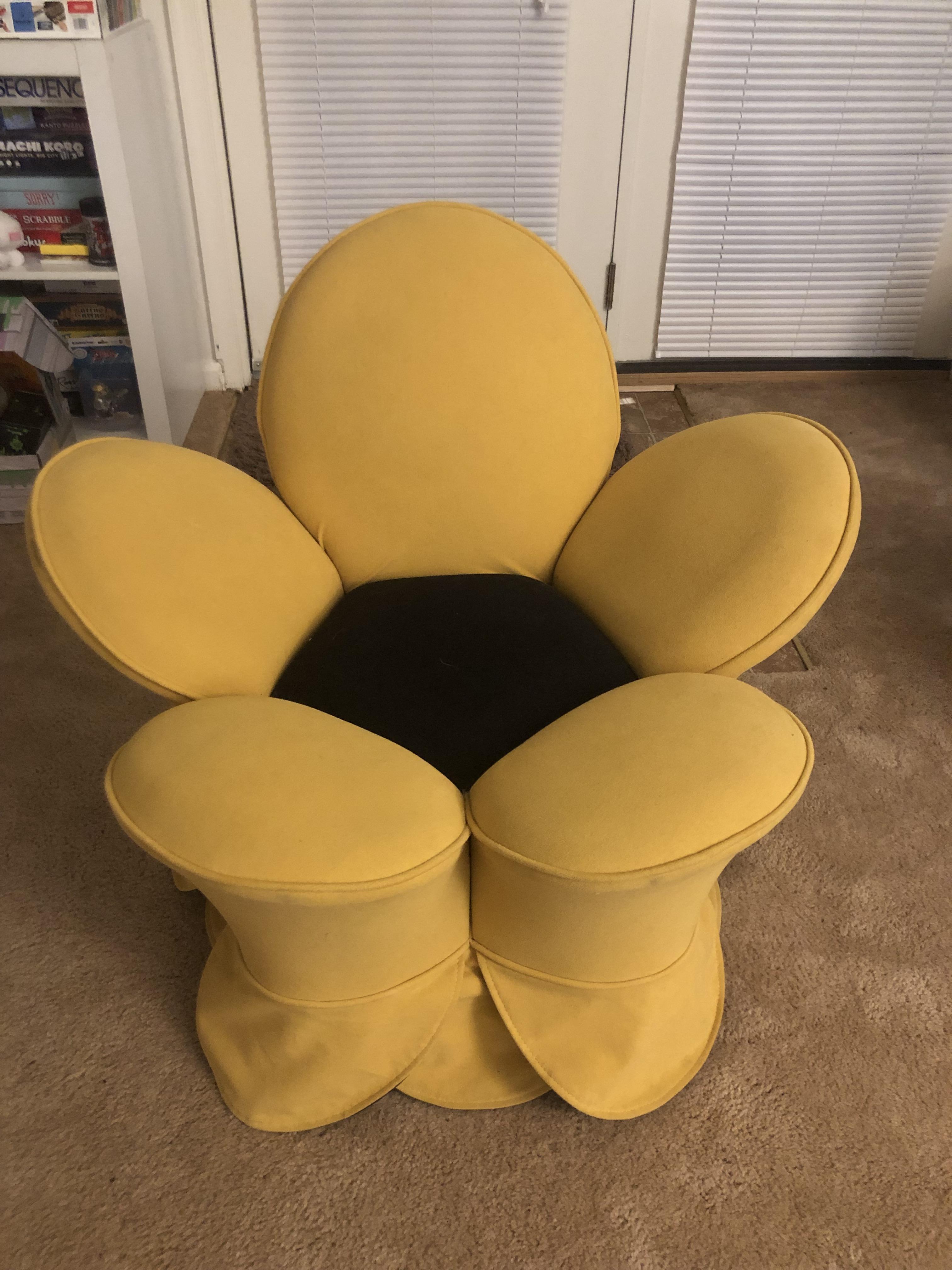 Adorable daisy chair found at Goodwill today for 10.25! r