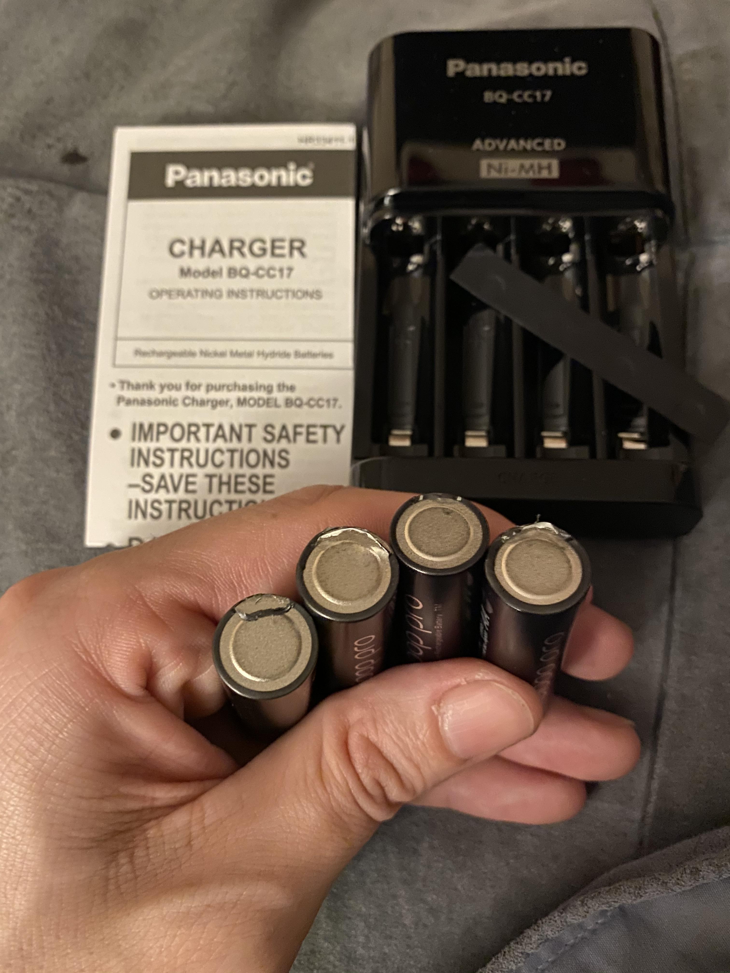 My new rechargeable batteries arrived. And all 4 were damaged and un