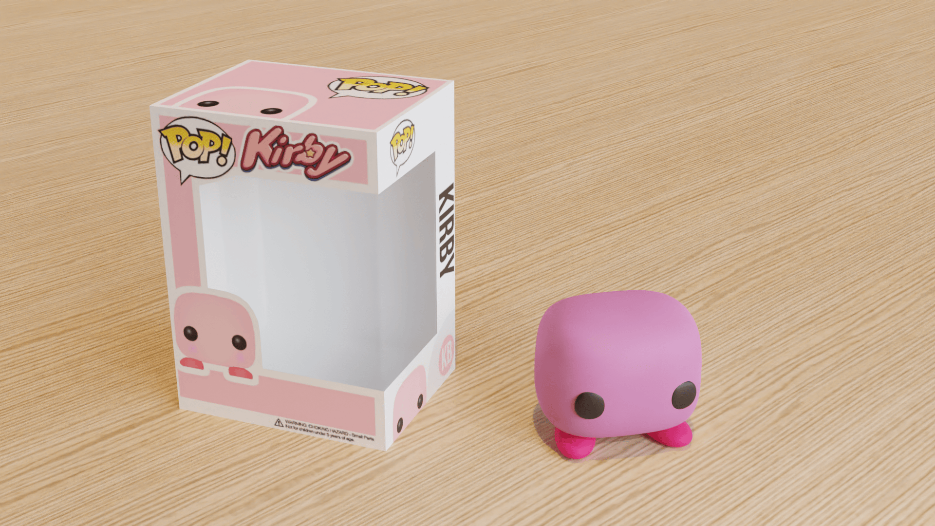 I made a kirby funko pop funkopop