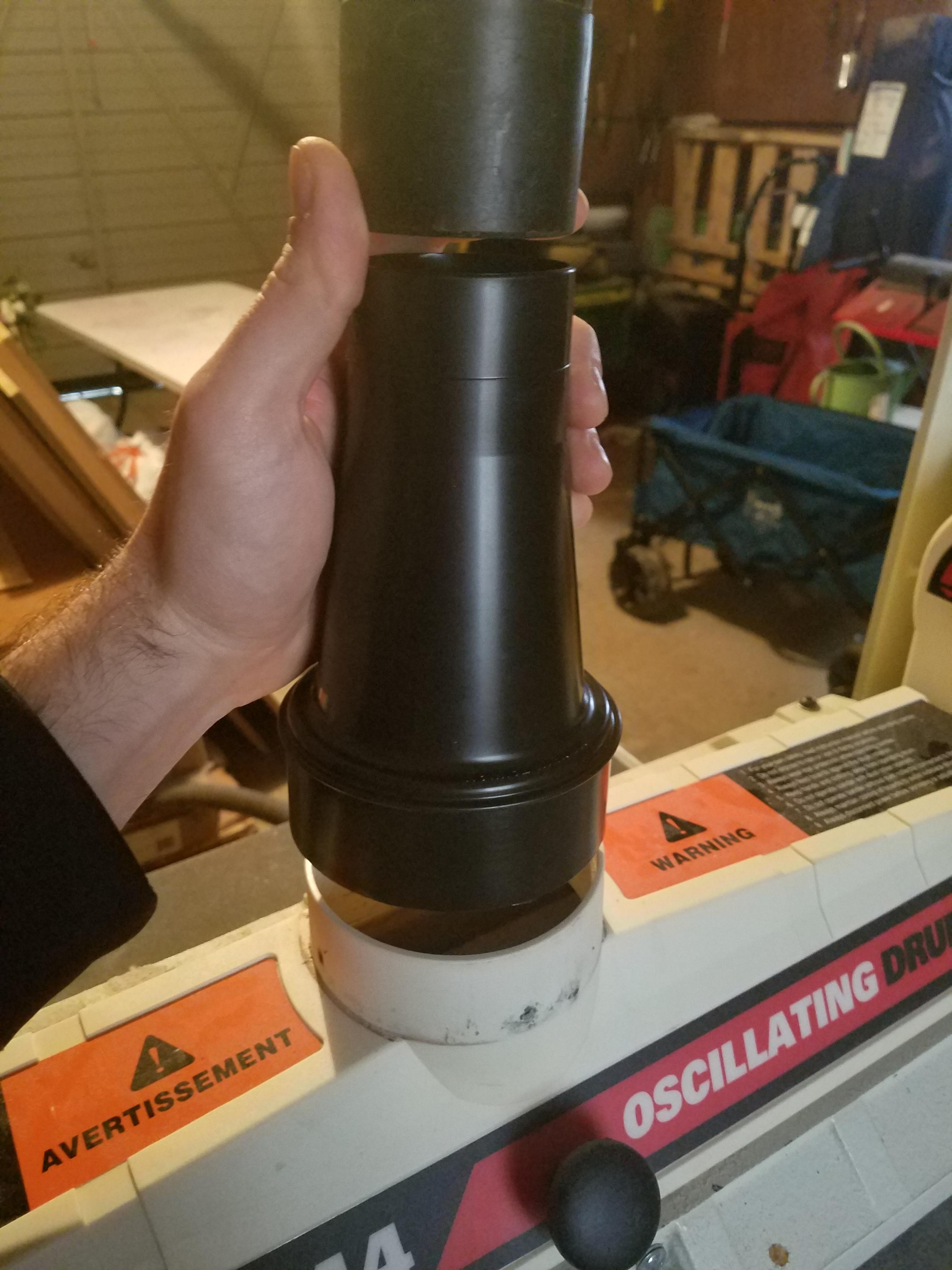 Dust collection fittings!? r/woodworking