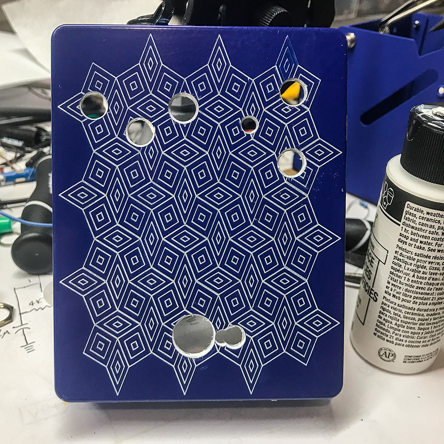 Another laseretched box with acrylic backfill r/diypedals