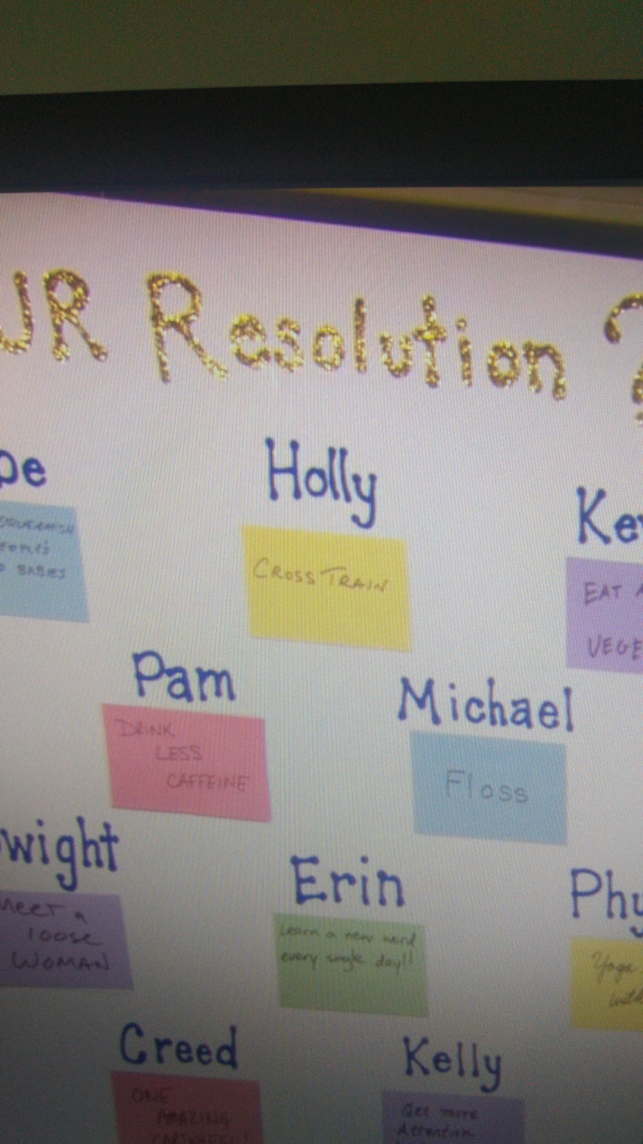 What does Holly mean by Cross Train in her new years resolution? r