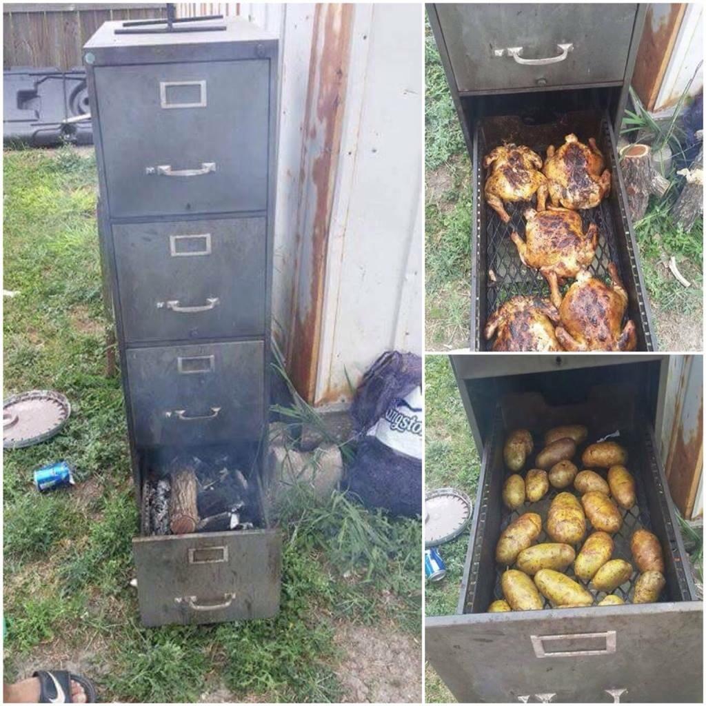 Can’t afford a smoker? Have an old filing Look no further. r