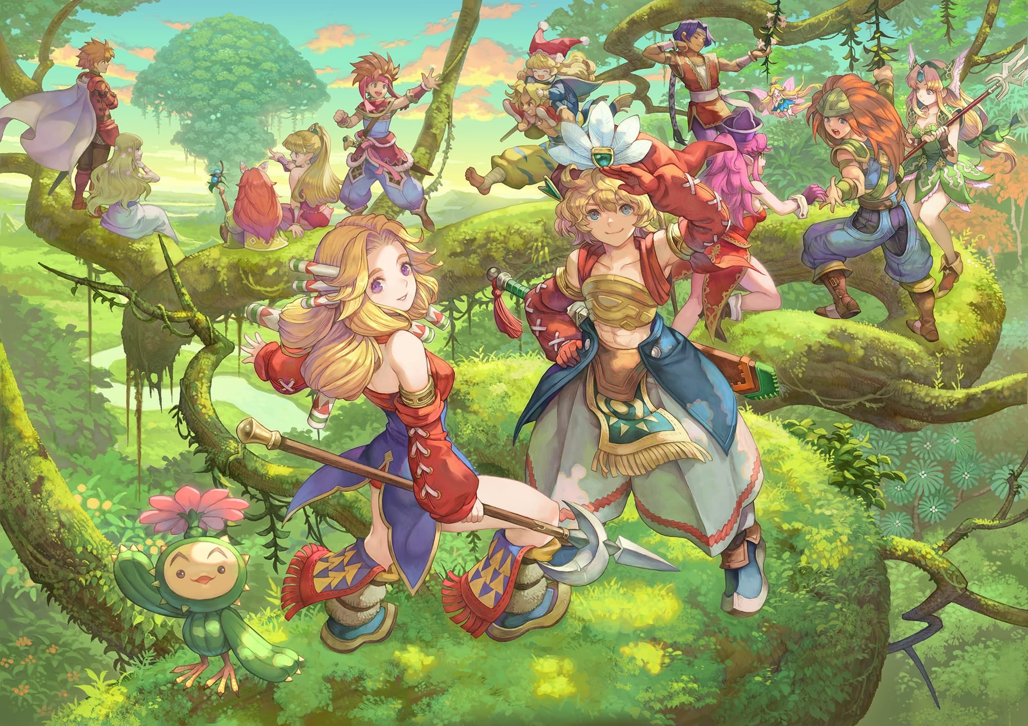 Mana series 30th anniversary illustration by HACCAN r/LegendOfMana