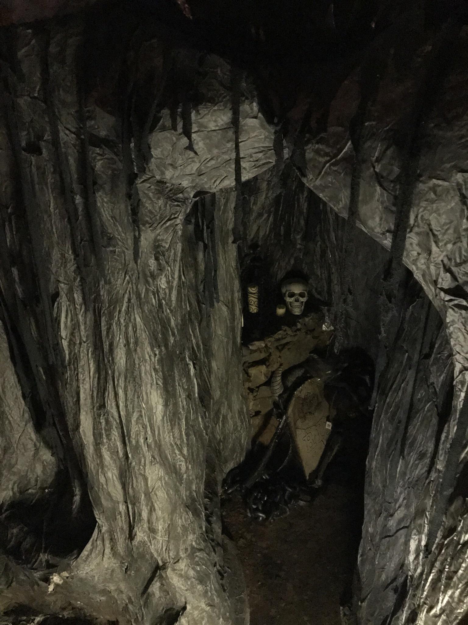 The entrance to our Cave of Horrors r/halloween