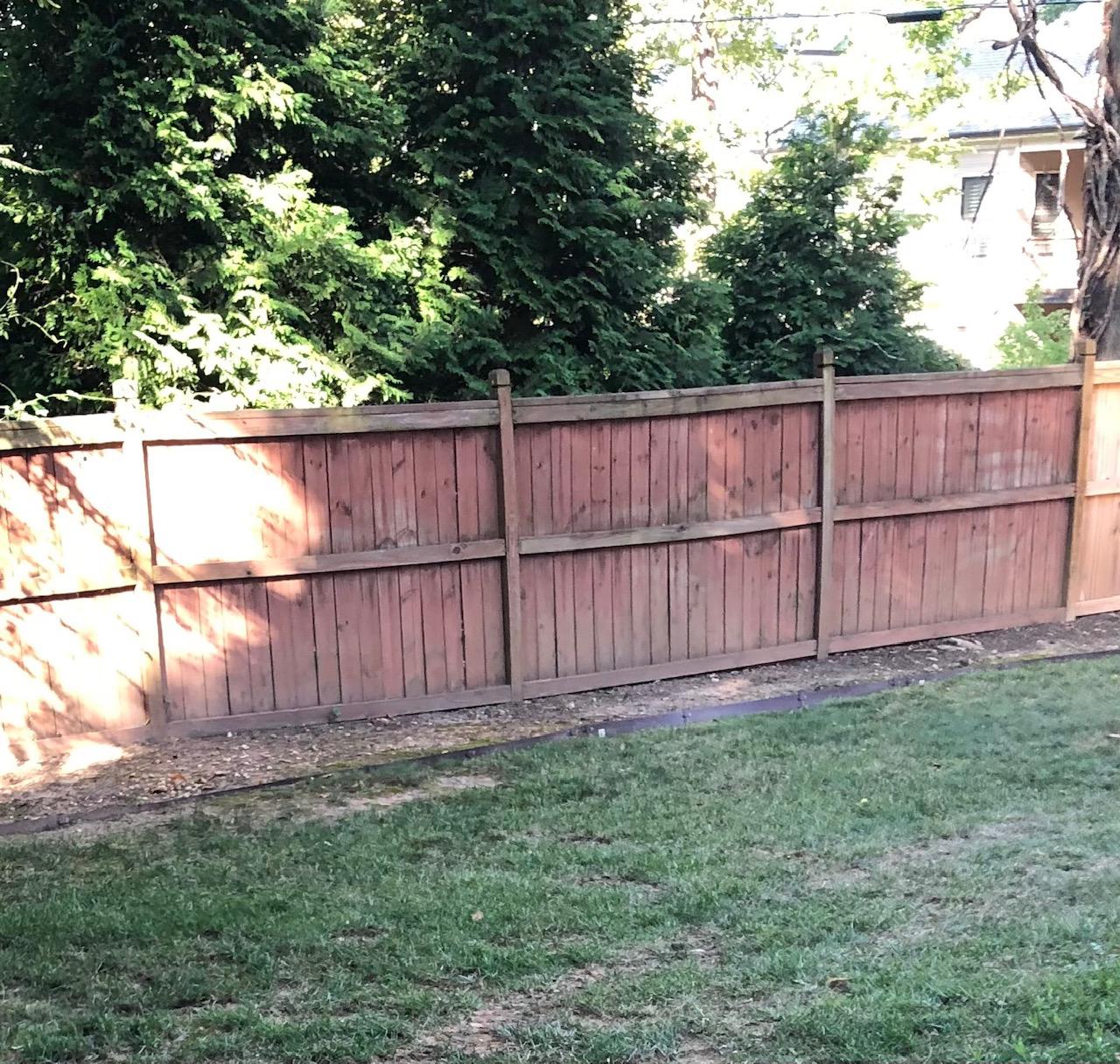 Proud of this Cumaru Fence built over the weekend! [w/Before&After