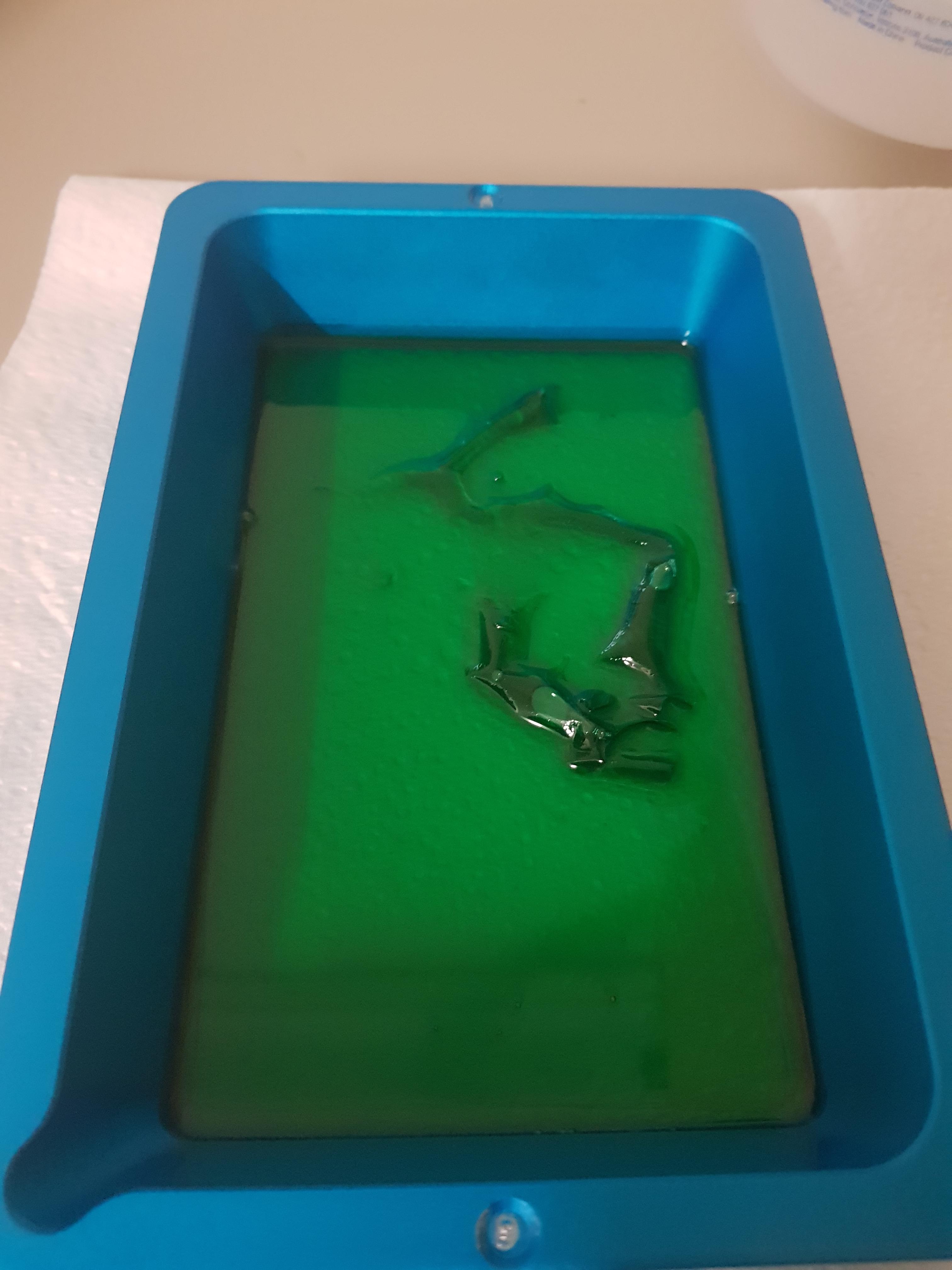 Cured resin in vat after successful prints r/AnycubicPhoton