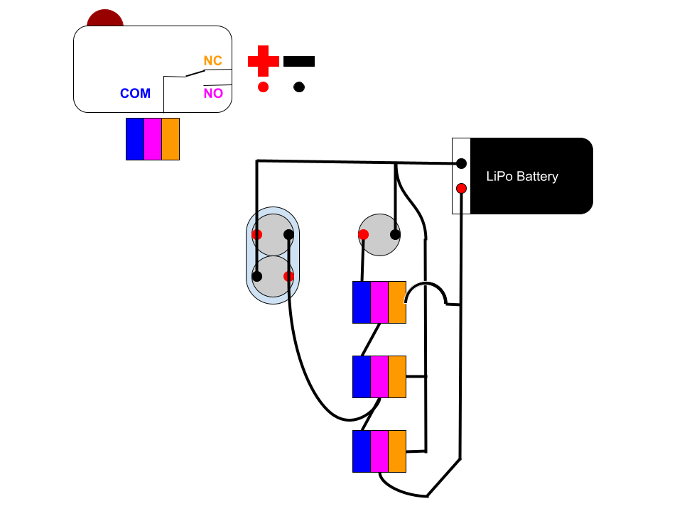 Making a 3Switch Rapidstrike with motor braking on all motors. Just