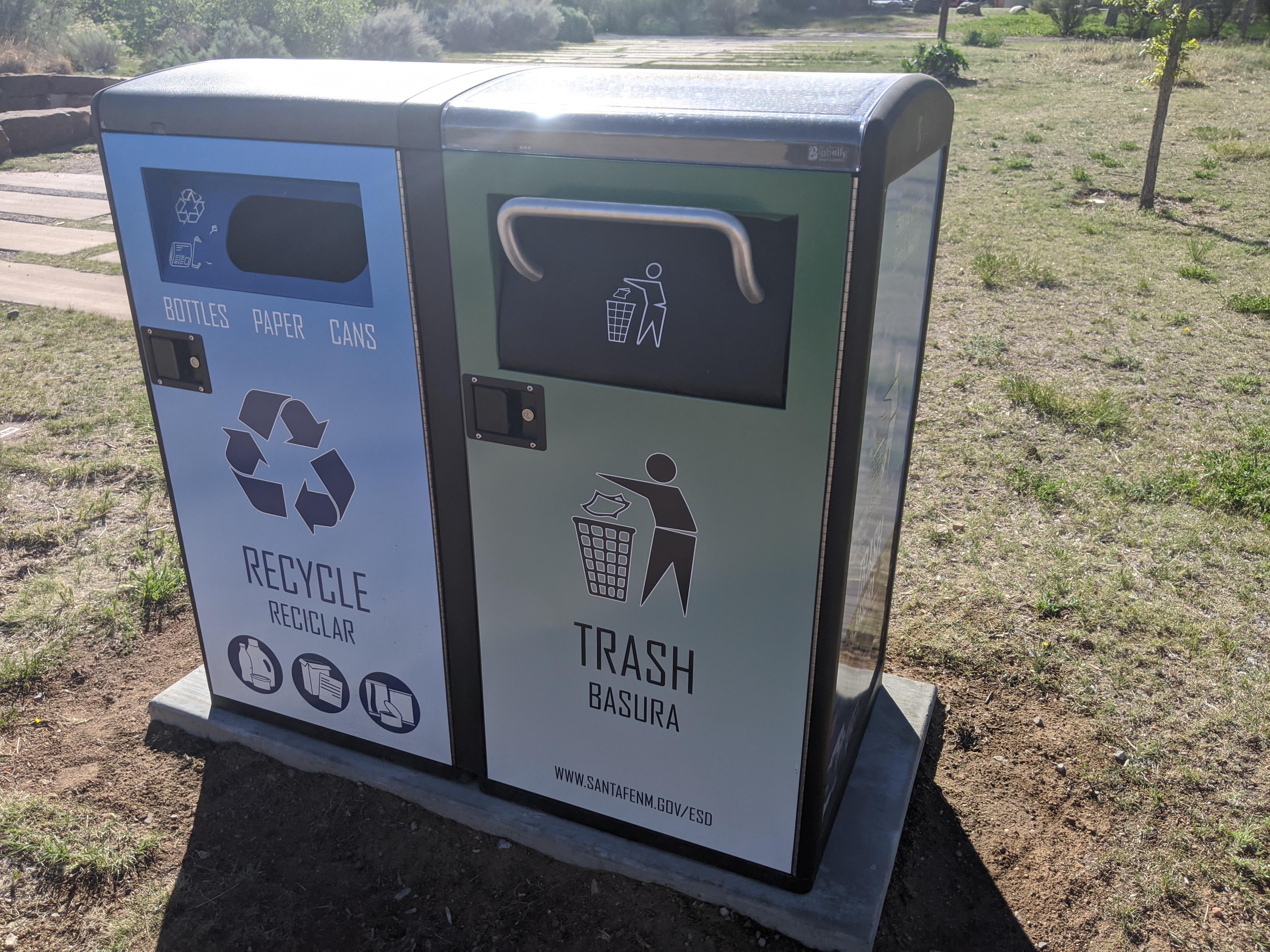 Santa Fe's new public trash cans are expensive and seem like the