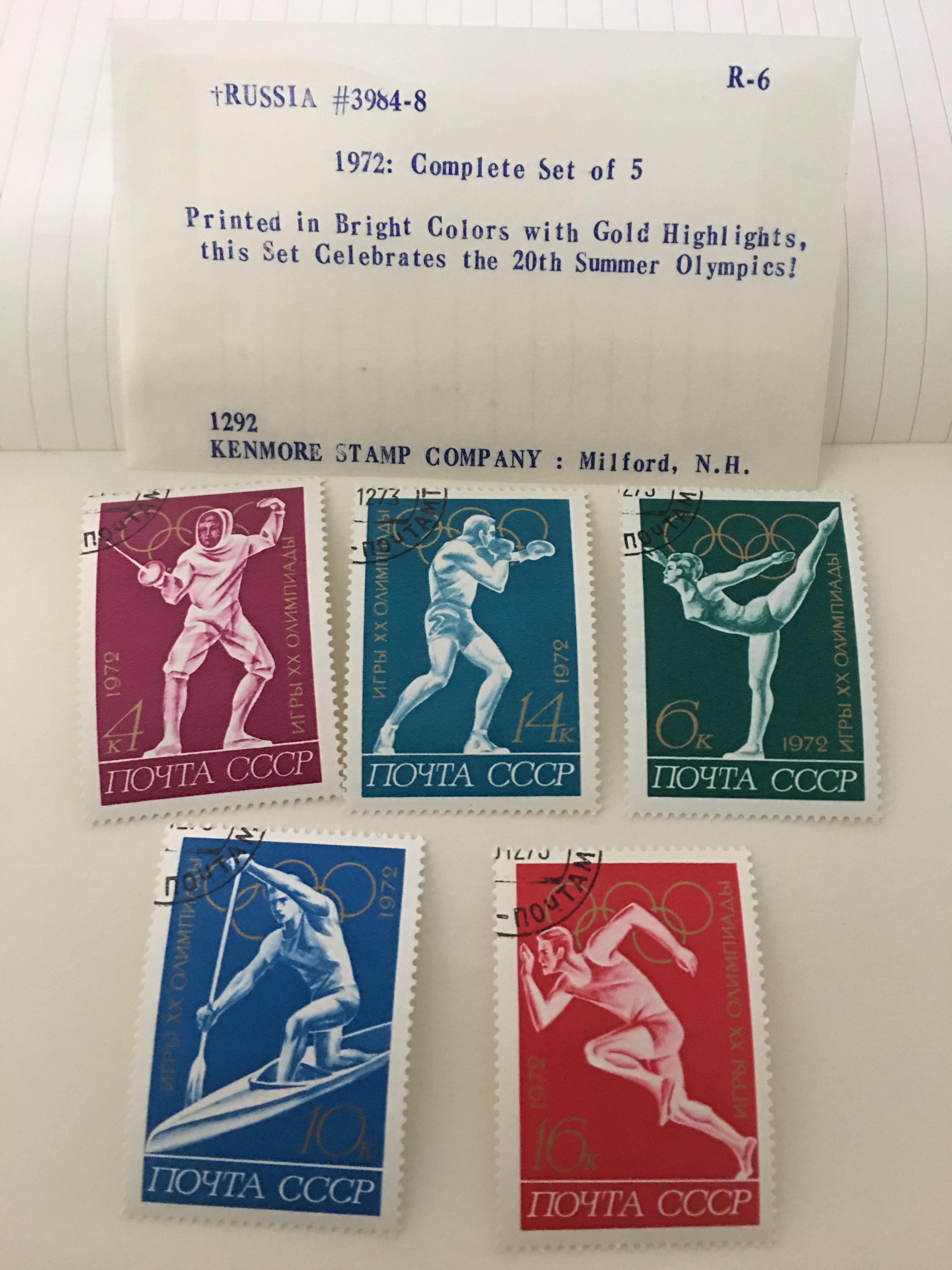 Found a bunch of stamps, all mint condition sets (have over 200 sets