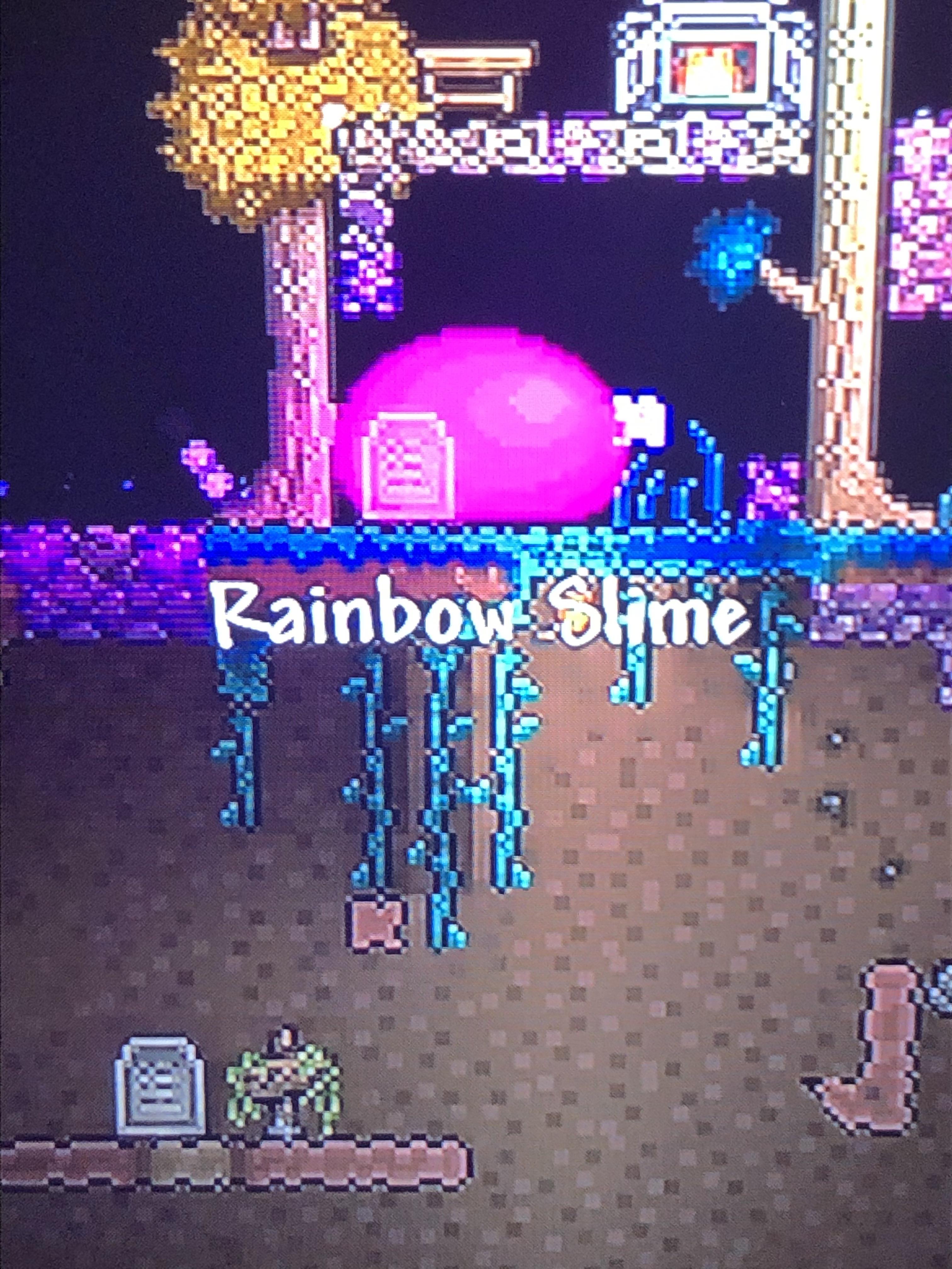 How Rare Is A Rainbow Slime In Terraria Pecho Wallpaper