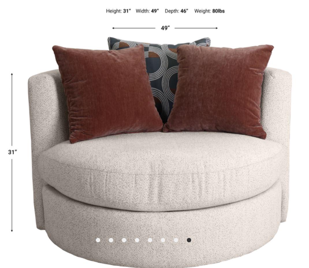 ISO Oversized Swivel Chair Slipcover r/furniture
