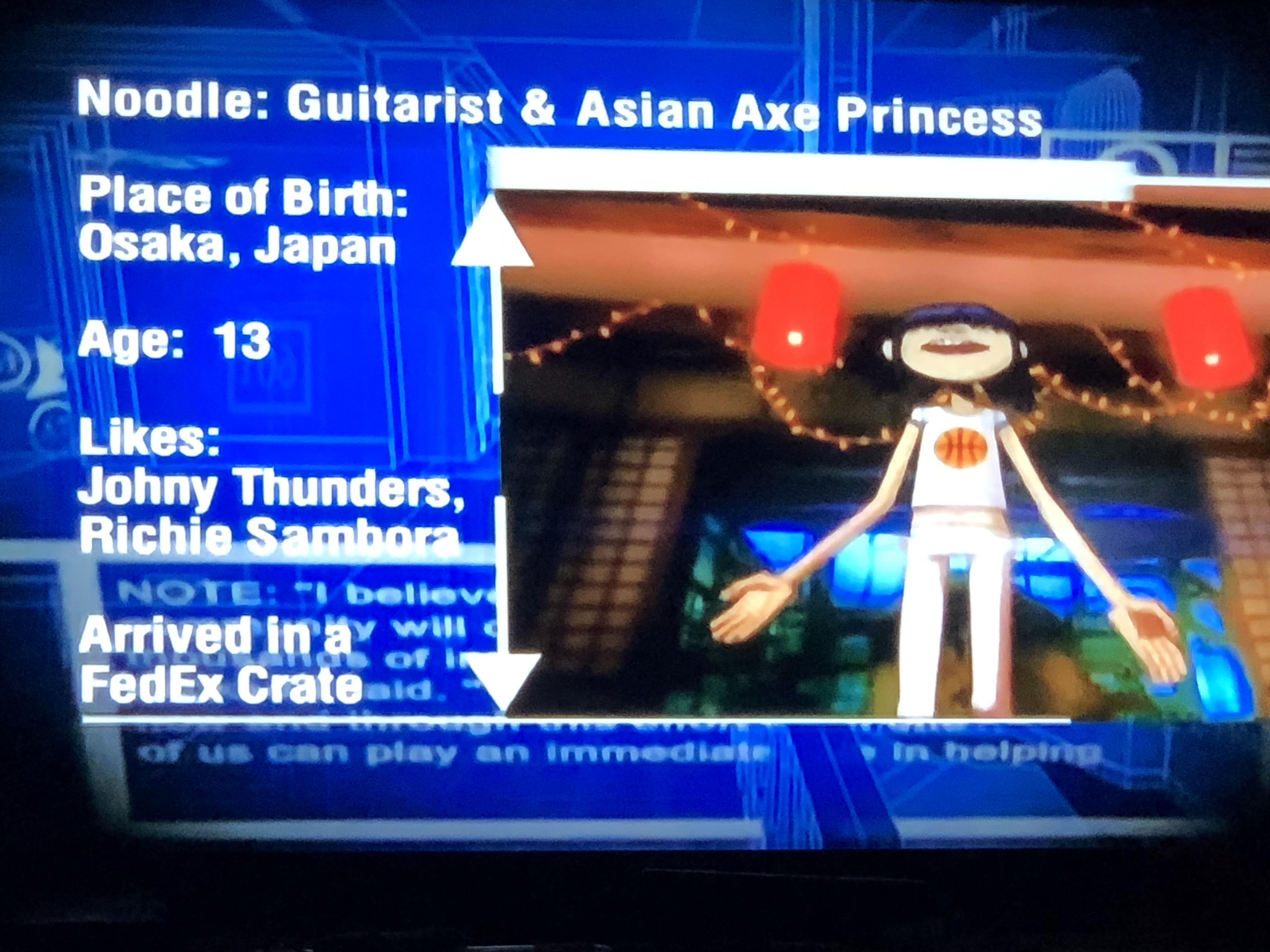 I was rewatching the mtv cribs video and I noticed this r/gorillaz