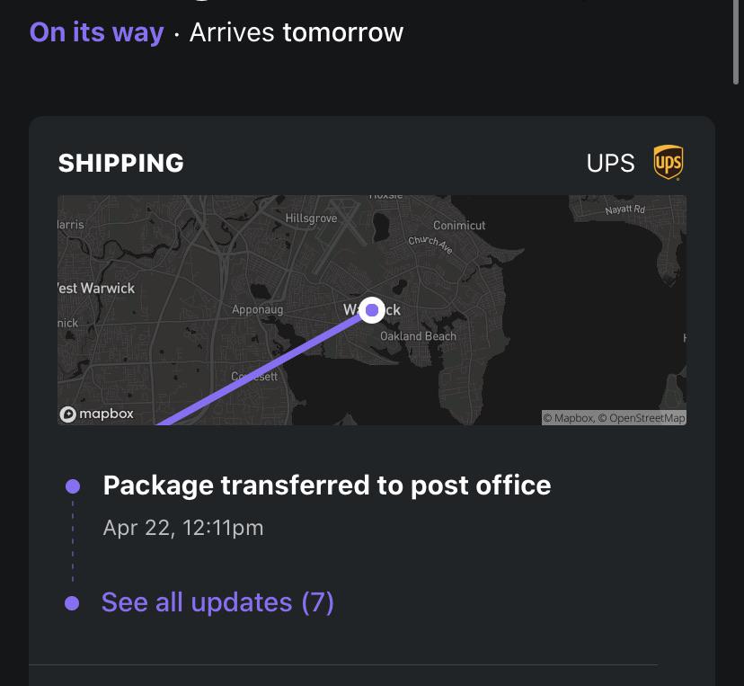 My UPS package was arriving tomorrow then got transferred to post office. Will it still come