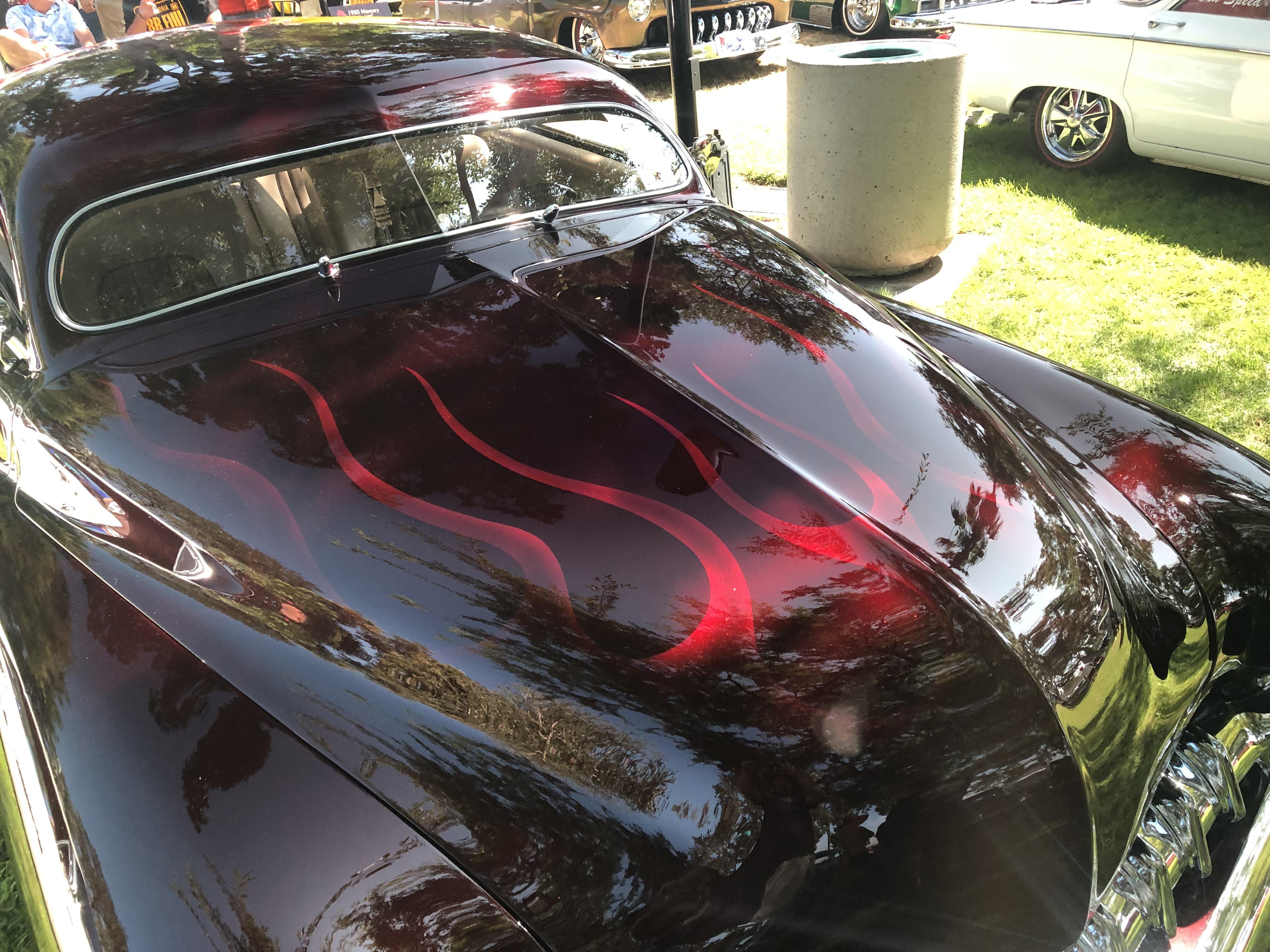 Subtle flames at the Signal Hill car show today... so beautiful. r