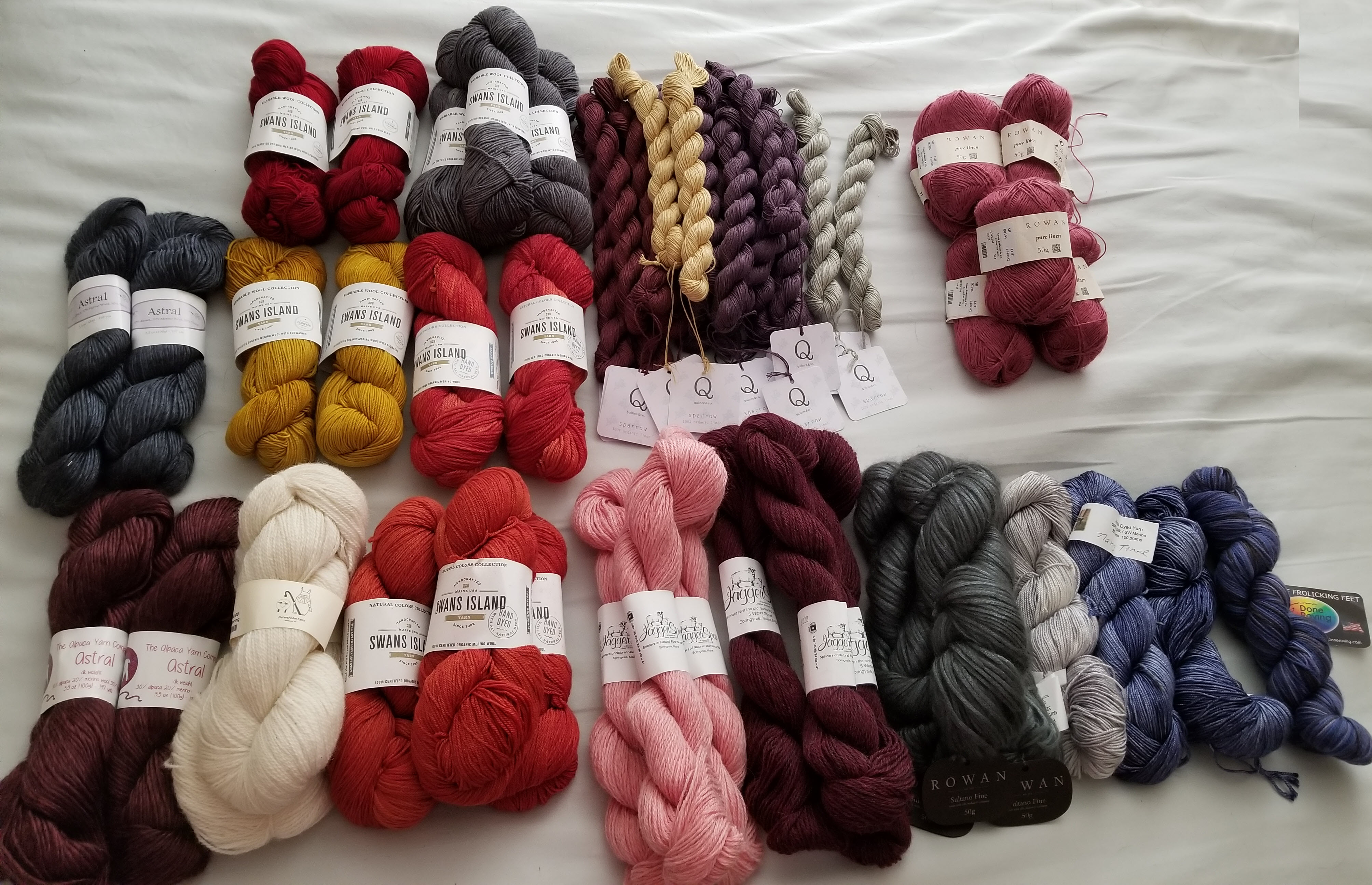 A vacation to Maine turned into “Maine Yarn Cruise” of LYS's. Yarn is