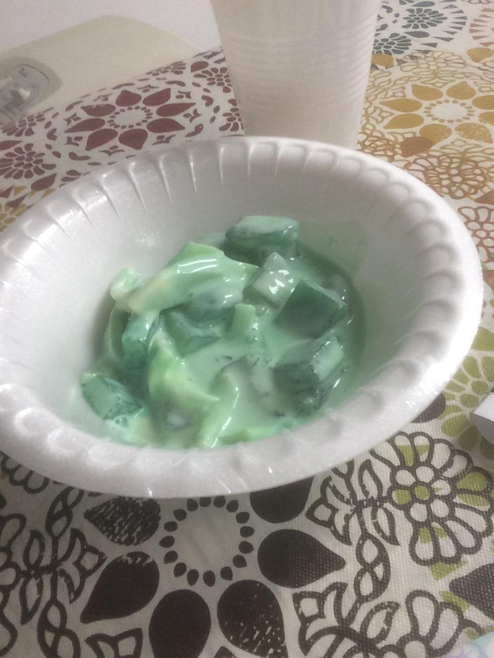 JellO and coconut milk mix r/shittyfoodporn