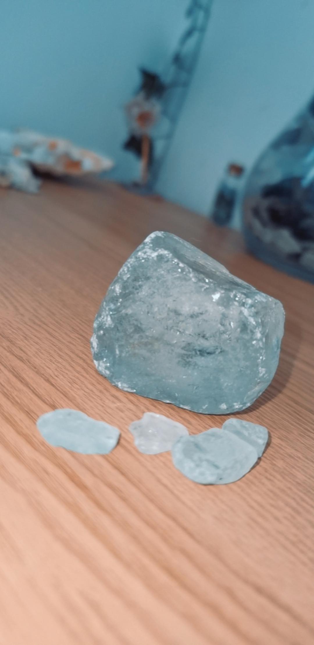 the biggest chunk of sea glass I've ever found🌊