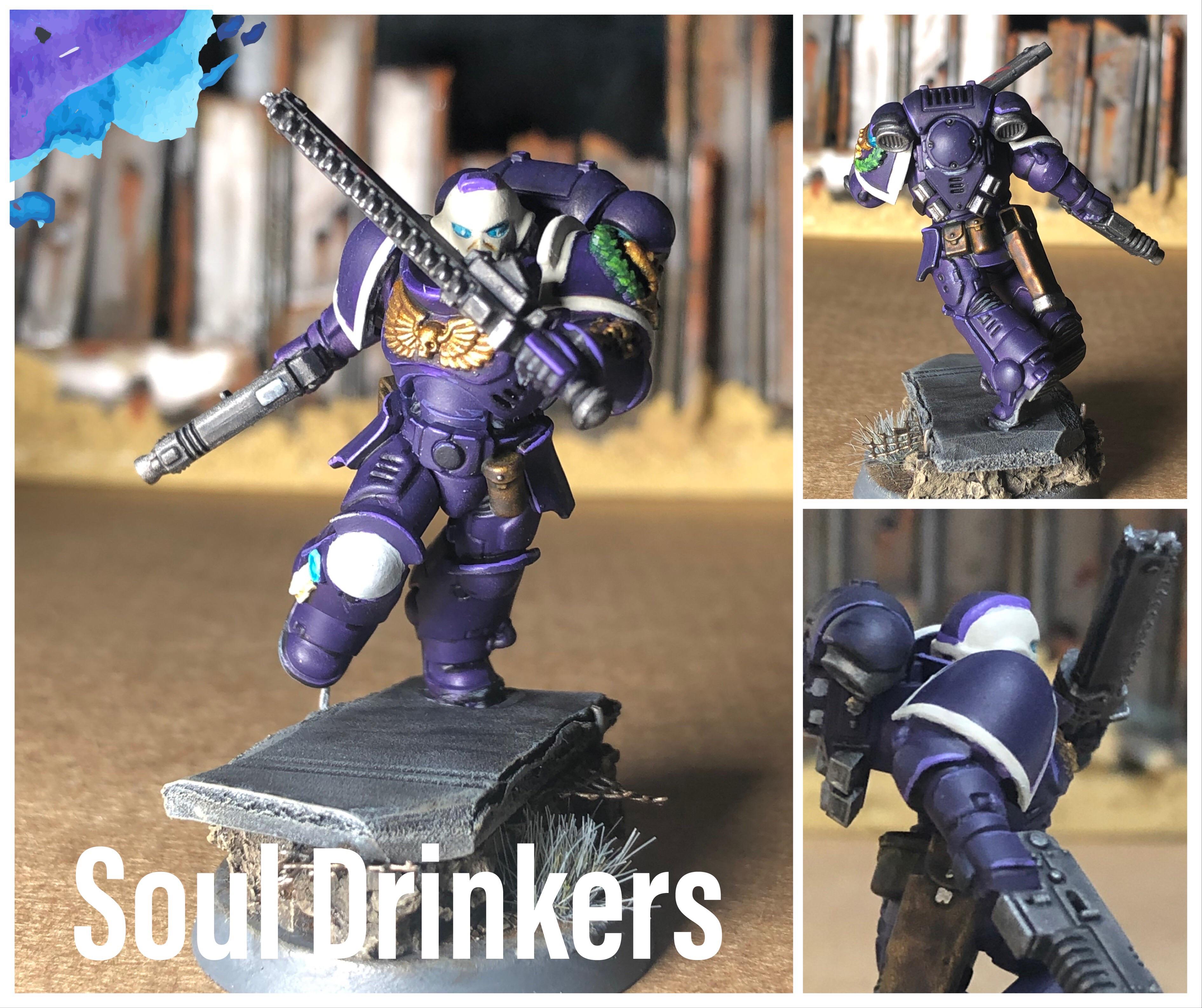 Soul Drinker colour concept. Please let me know what to change or
