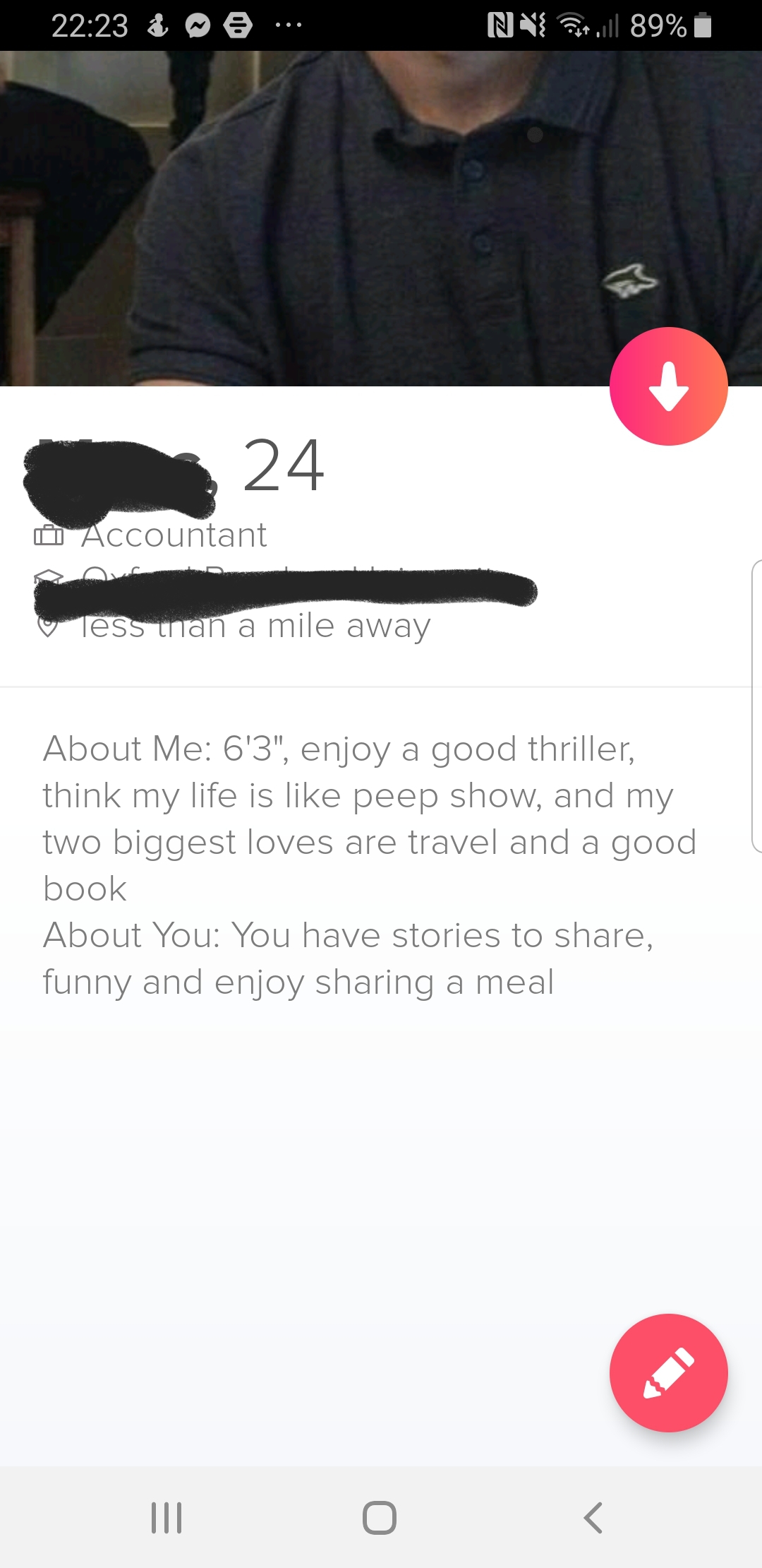 Advice on improving my profile? Tinder
