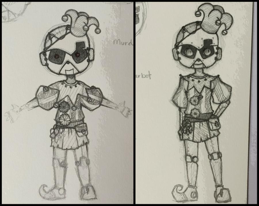 Murderbot fanart! Drew this ages ago but to post it