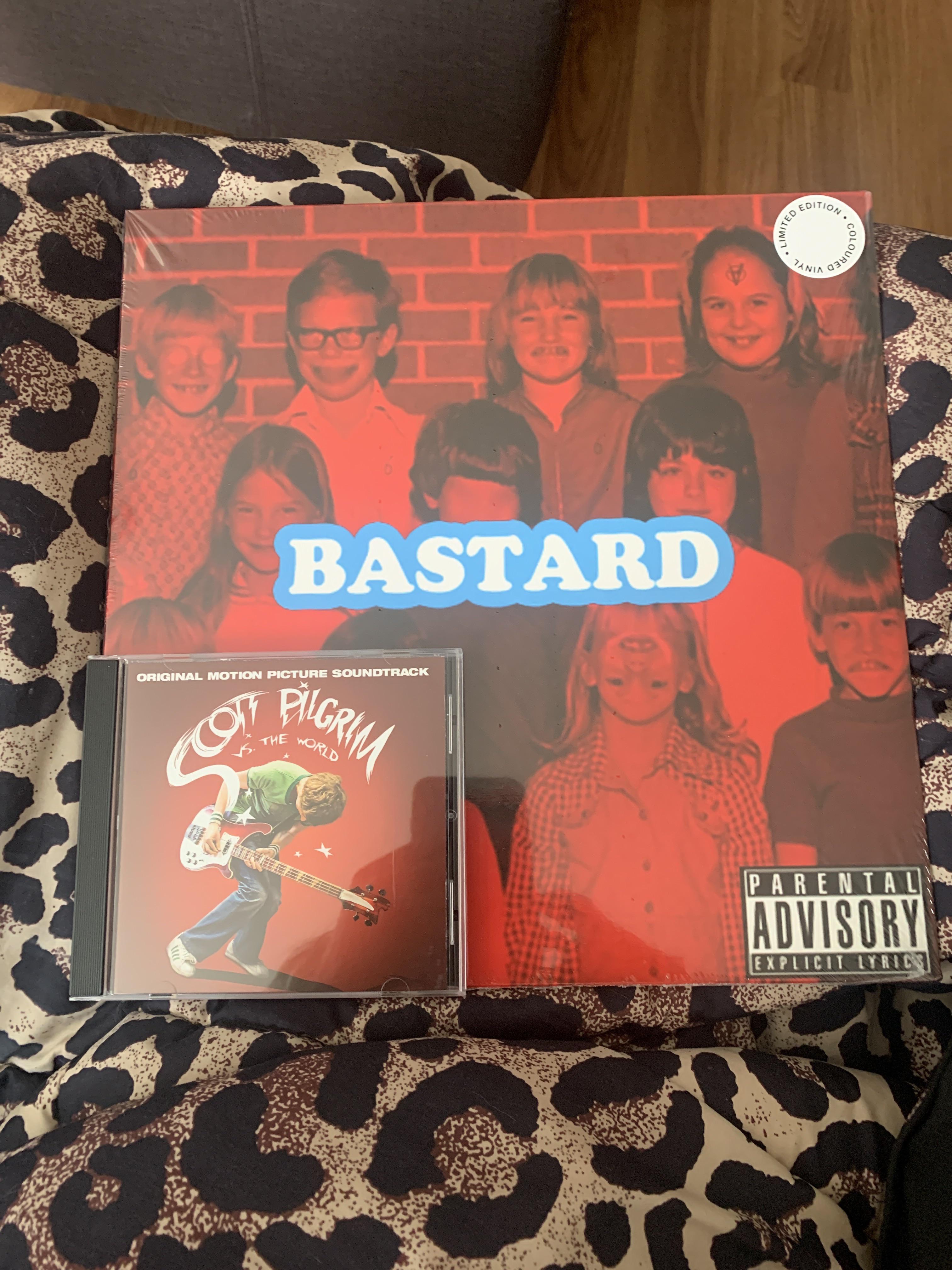 Bastard vinyl + Scott Pilgrim soundtrack CD I got for christmas r