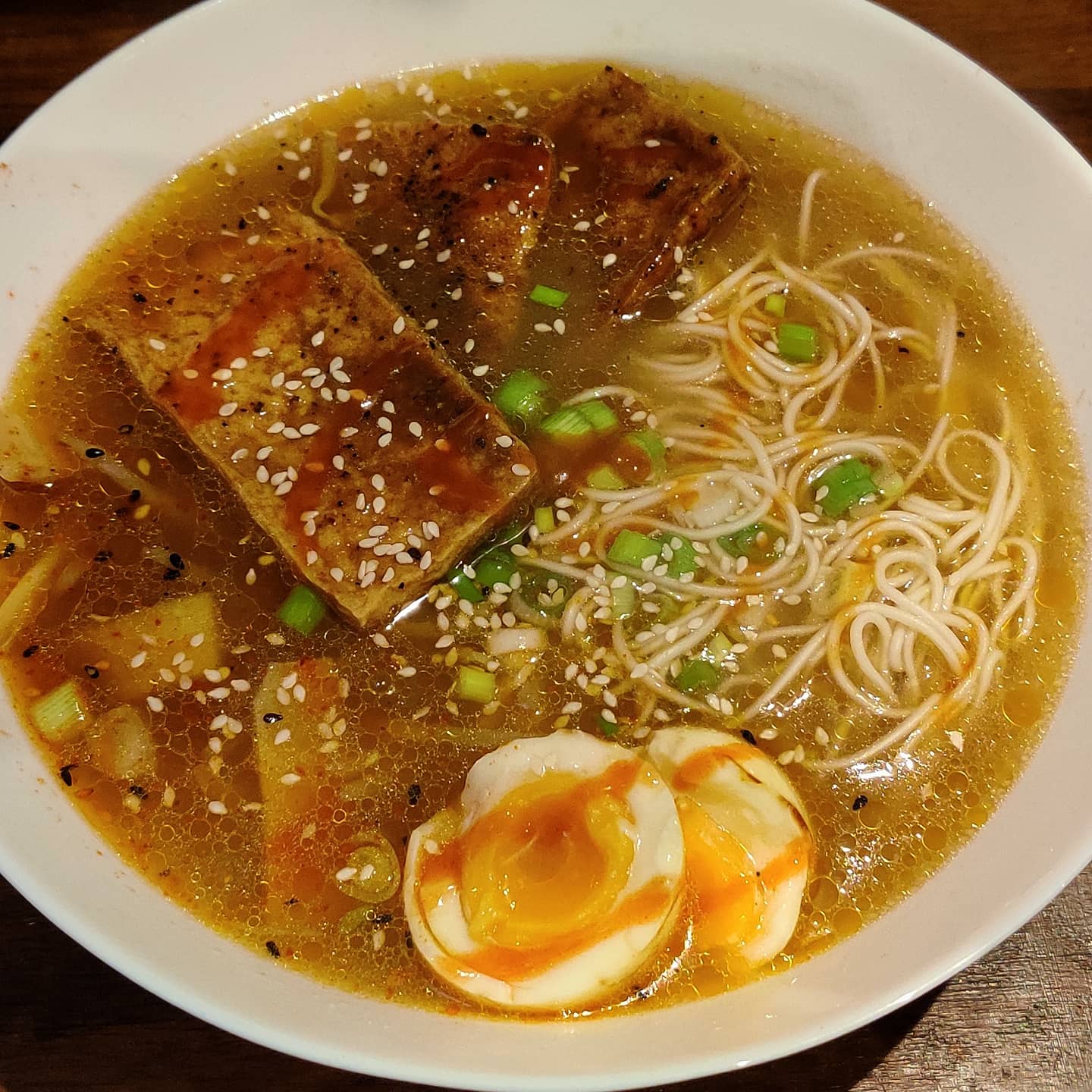 Tofu and Shitake Mushroom Ramen r/MeatlessMealPrep