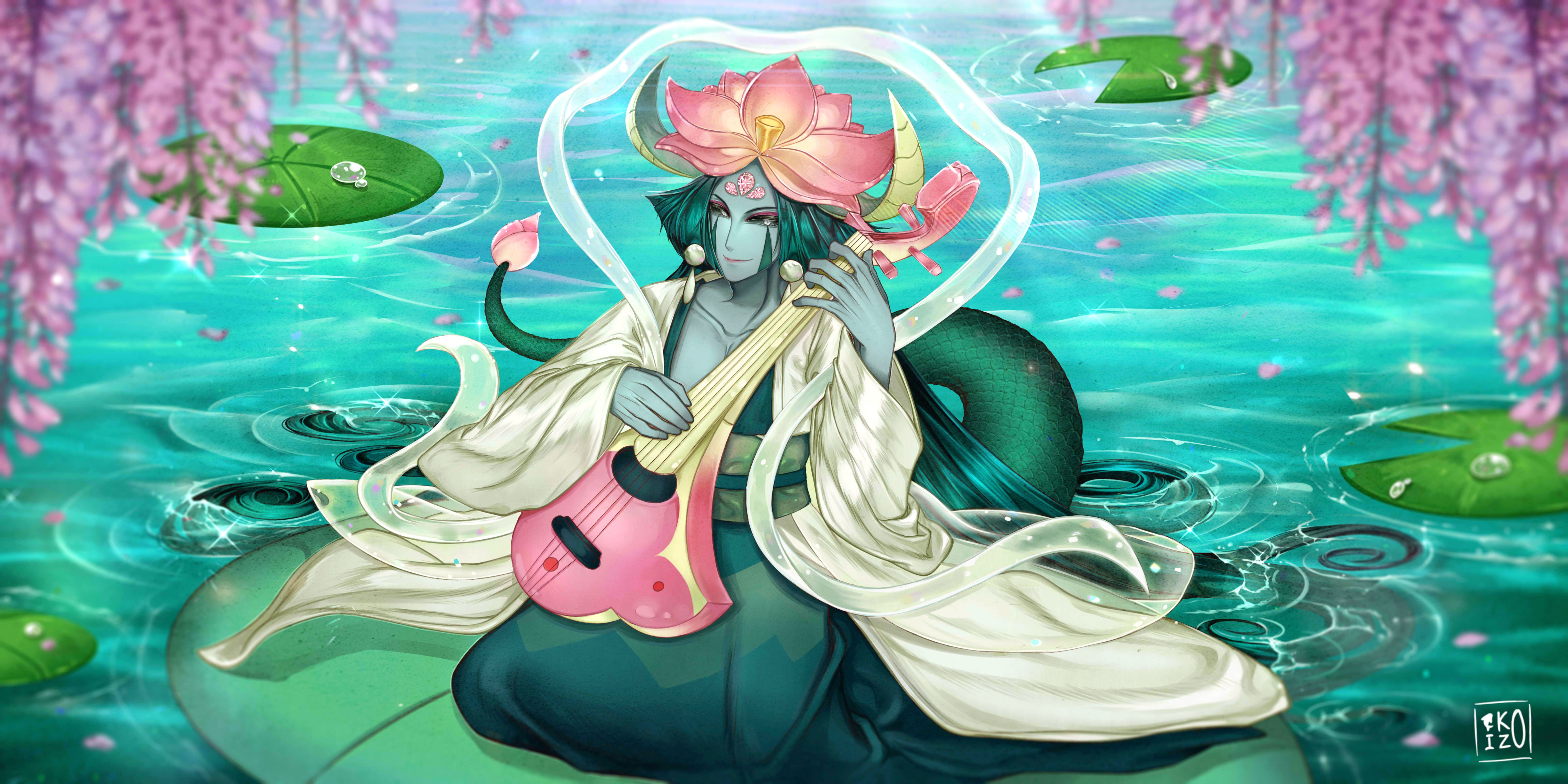 Lotus Dragon Cookie that I drew a while back! r/Cookierun