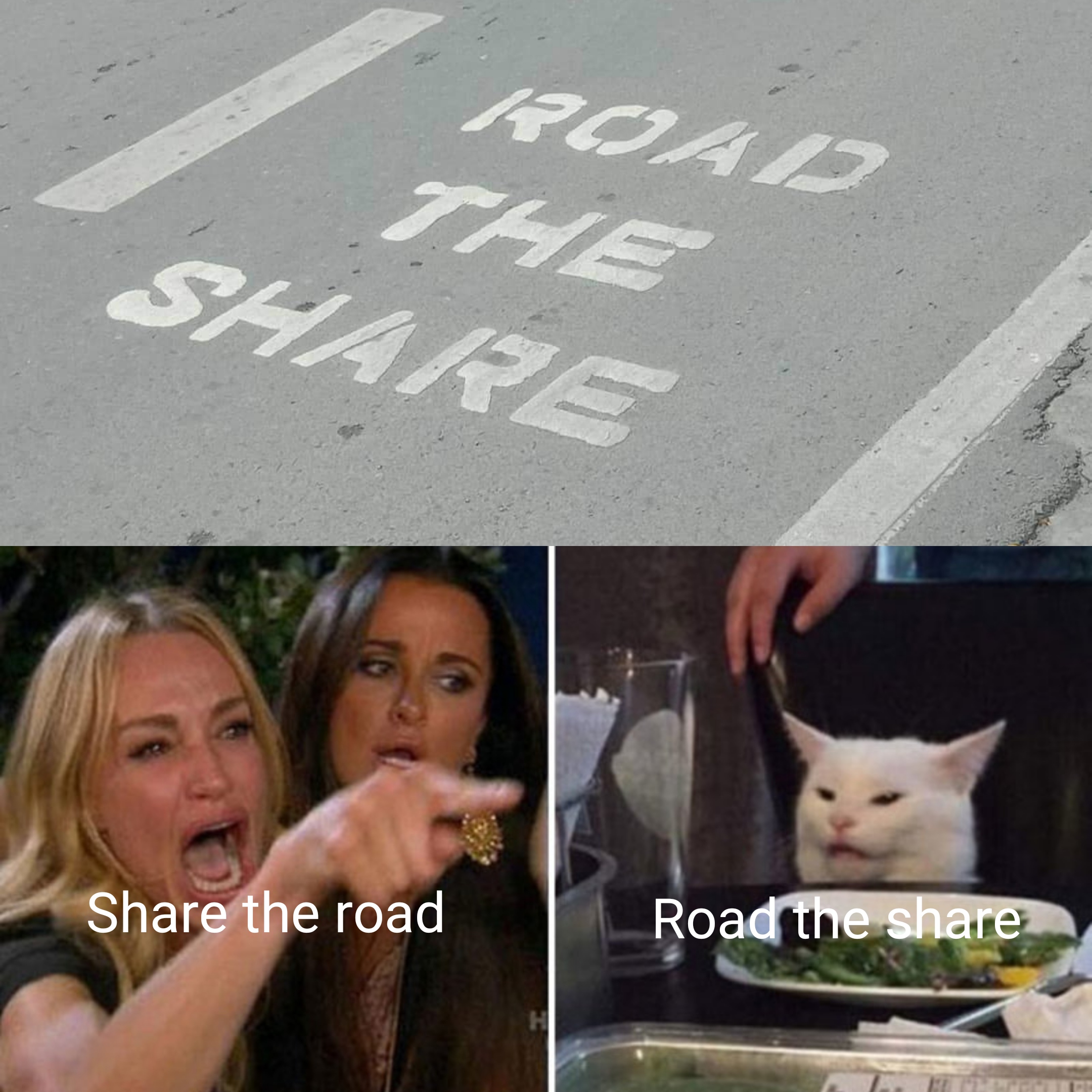 Me seeing this in the car memes