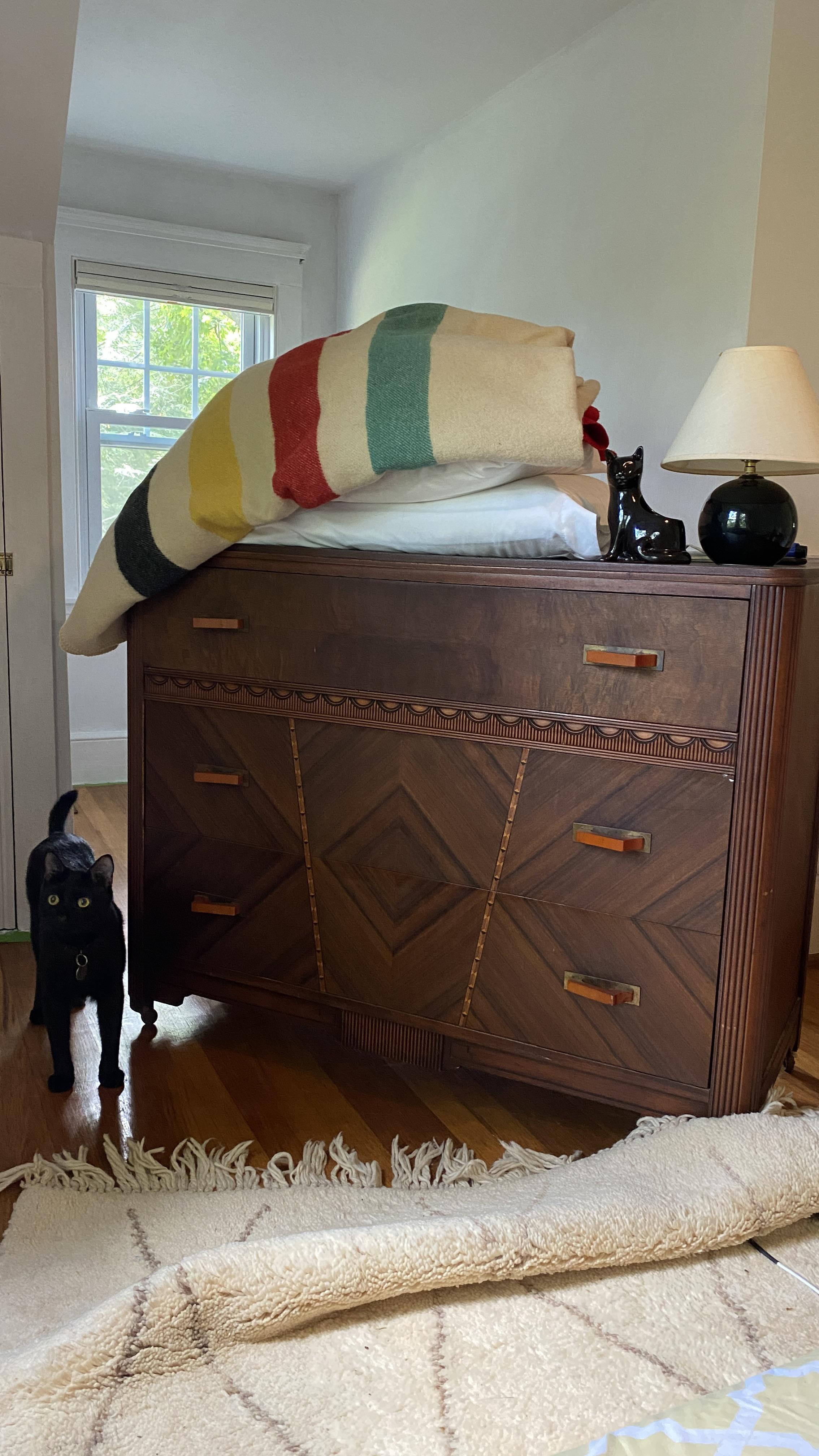 What color should I paint this very dimly lit room? 50s/60s vibe