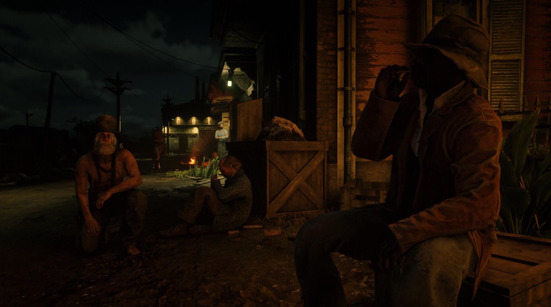 Nighttime in the slums of Saint Denis. r/reddeadphotography