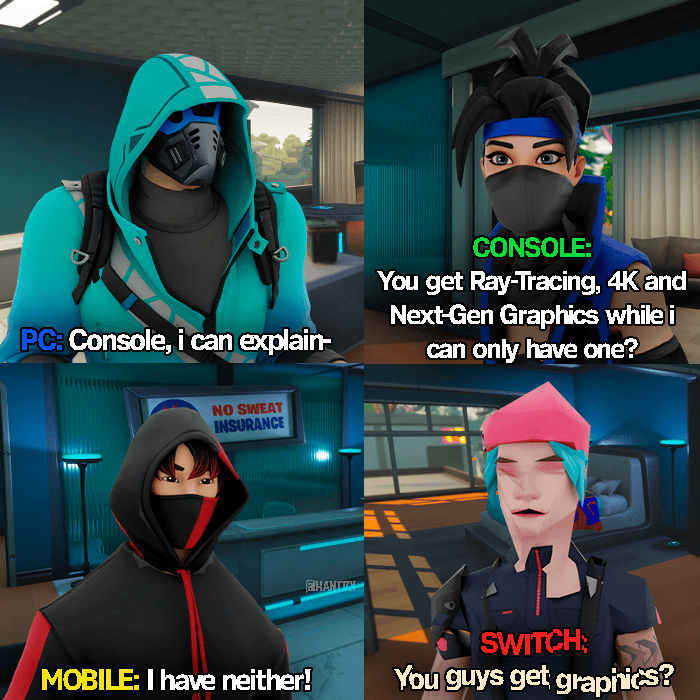 The sad reality of Fortnite Switch FortNiteBR
