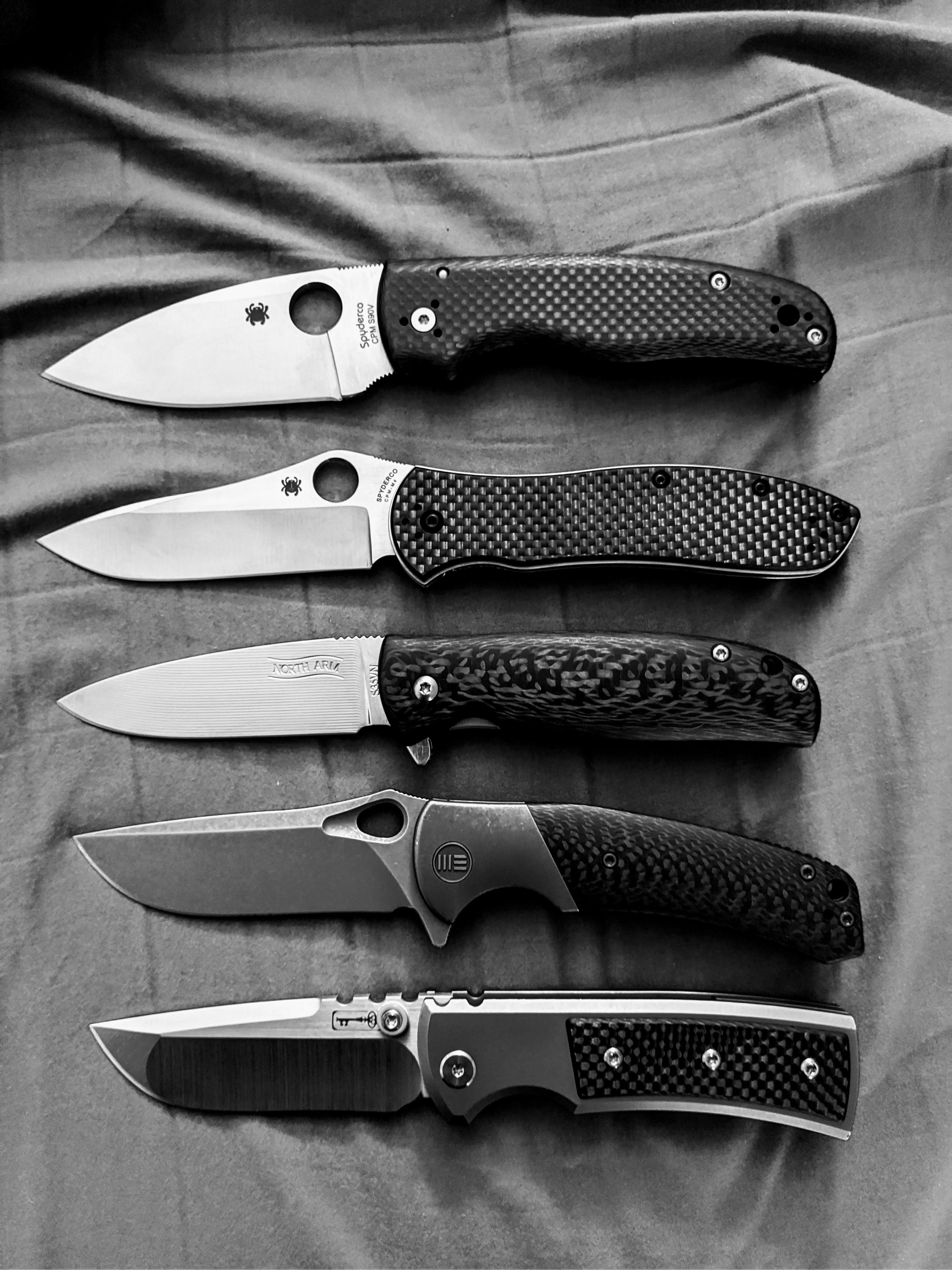 Which knife should I carry for carbon fiber Friday?