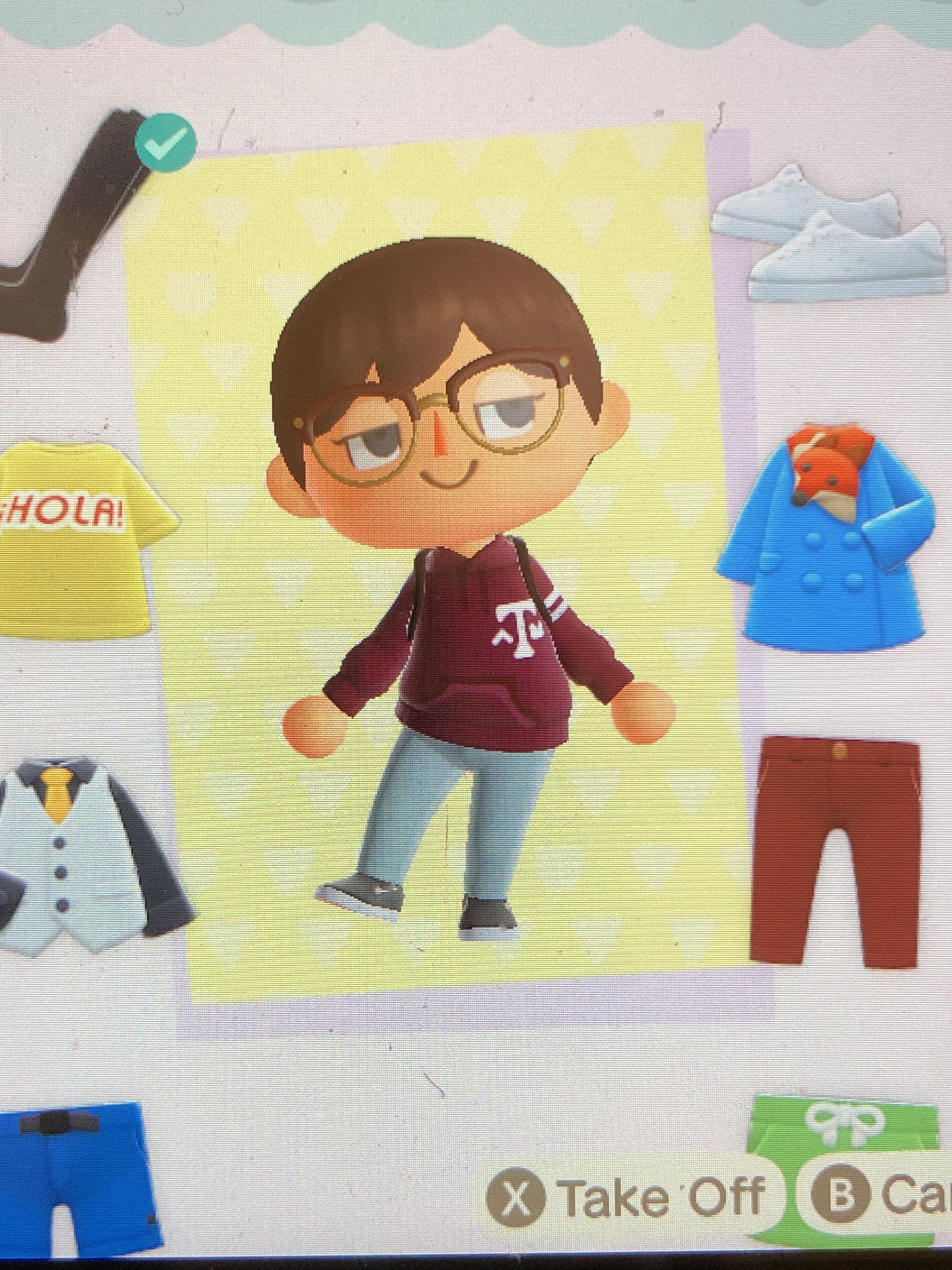 Made this A&M sweater for Animal Crossing aggies