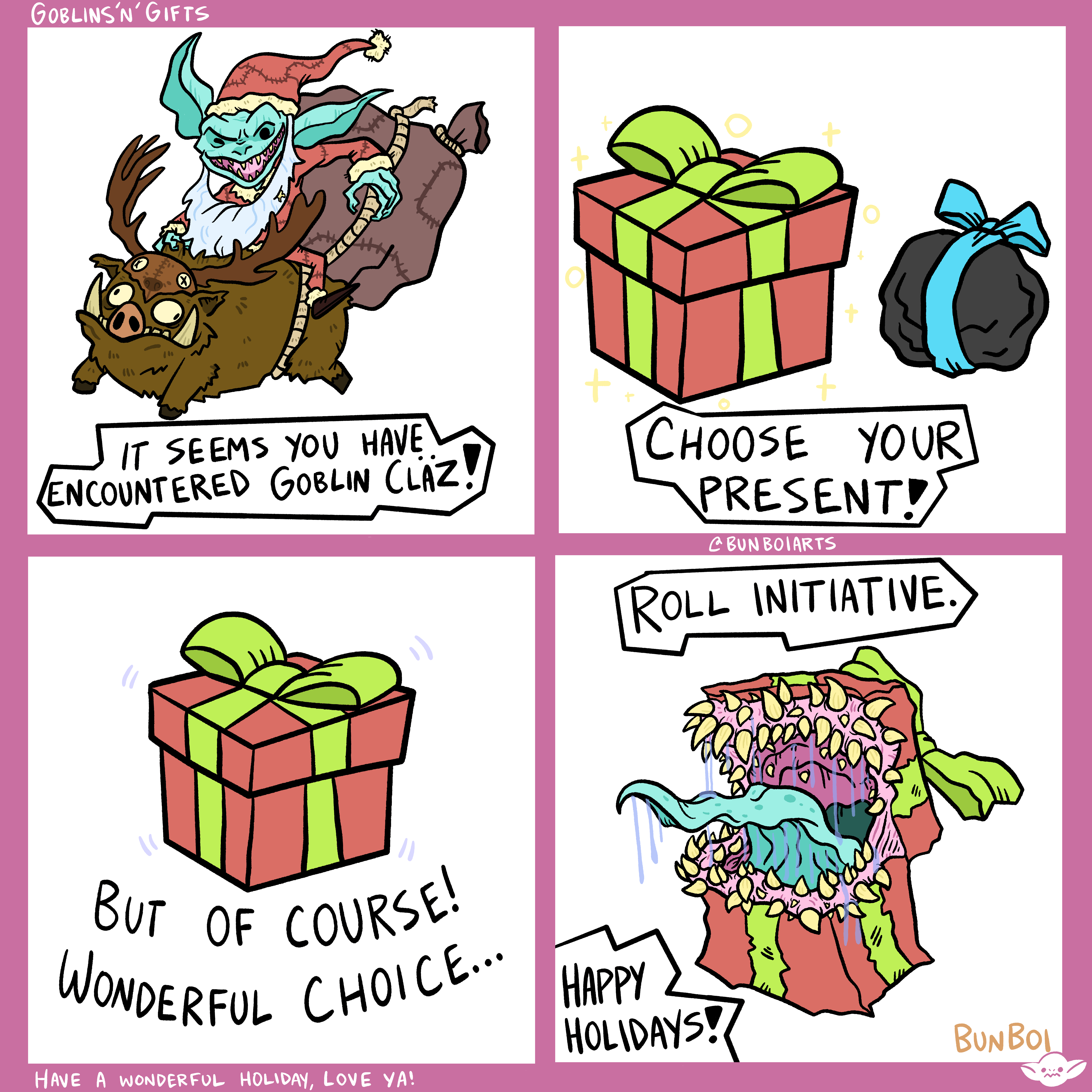 Dnd Merry Christmas [OC] Merry Christmas R/DND! DnD