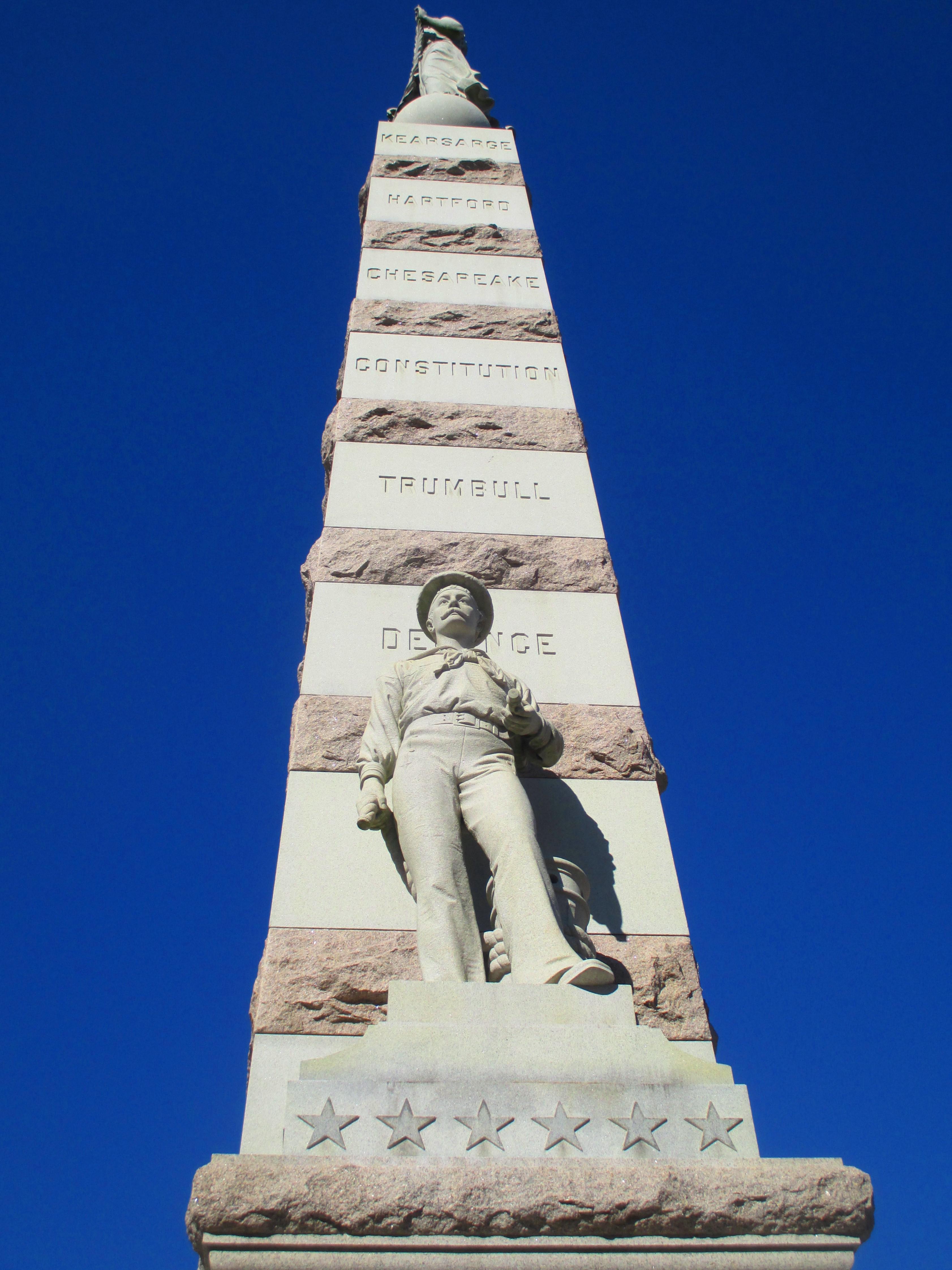 A view from the waterfront at historic New London Connecticut