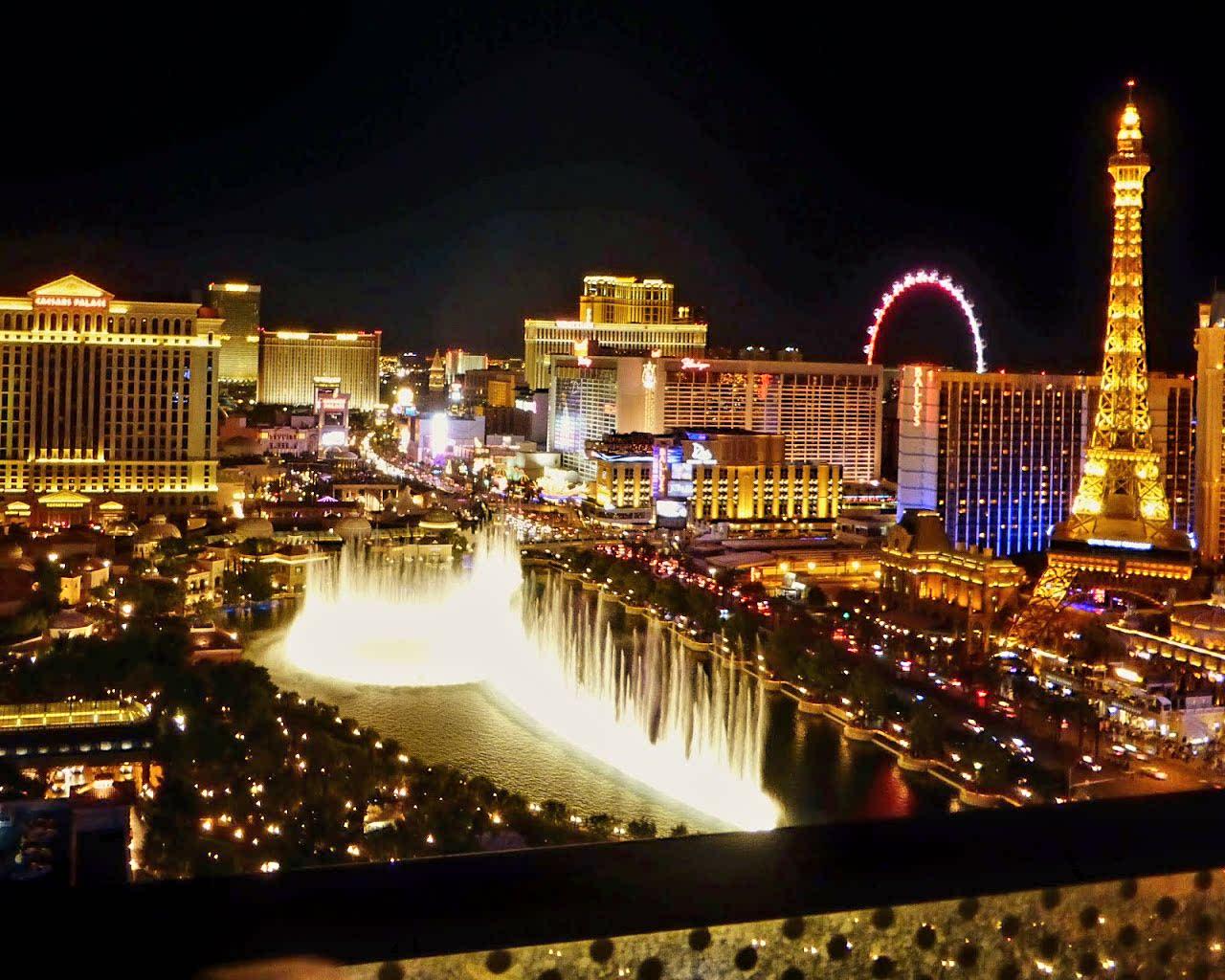 View from our balcony at Cosmo r/vegas