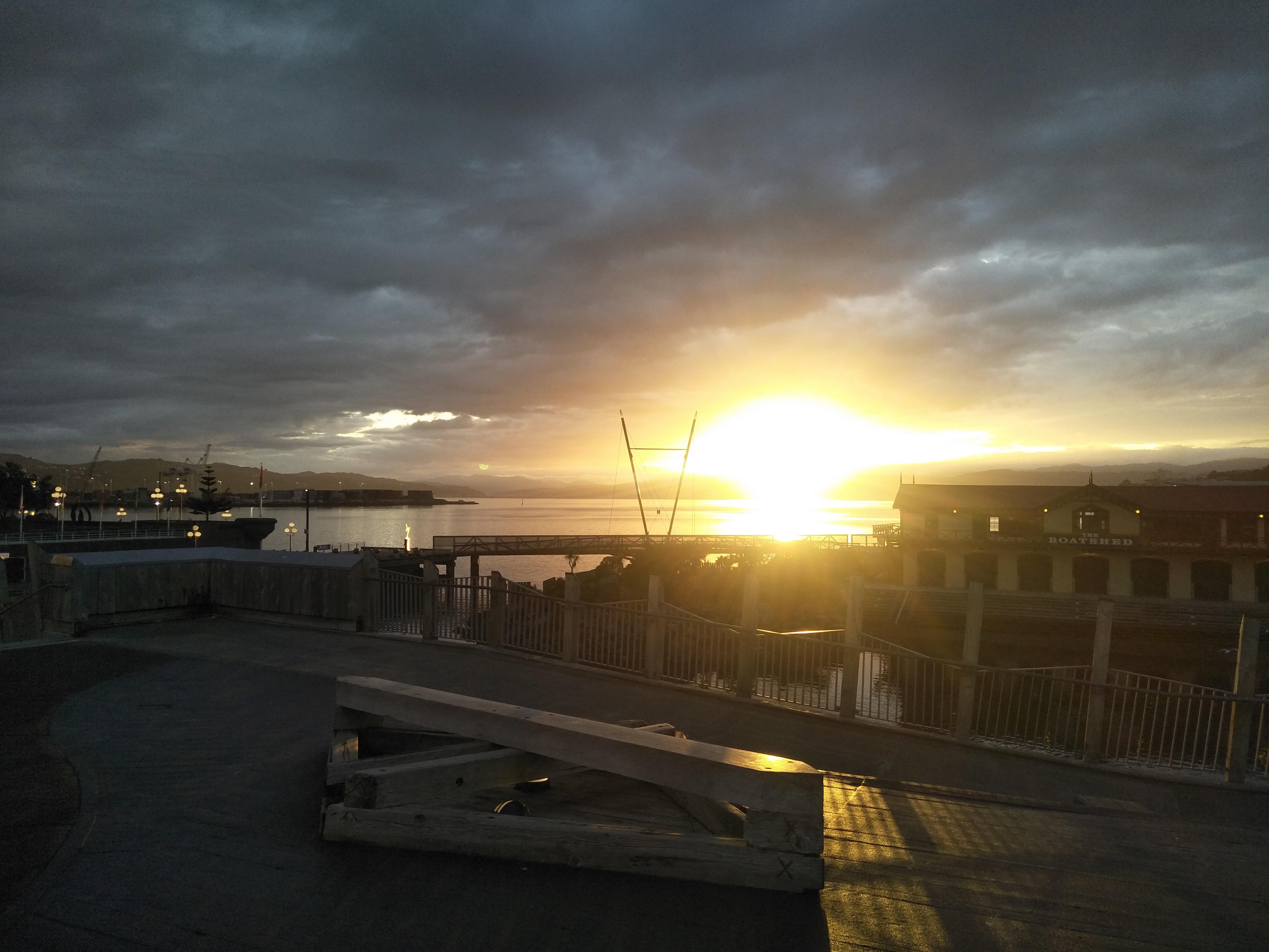 Sunrise in Wellington this morning r/Wellington