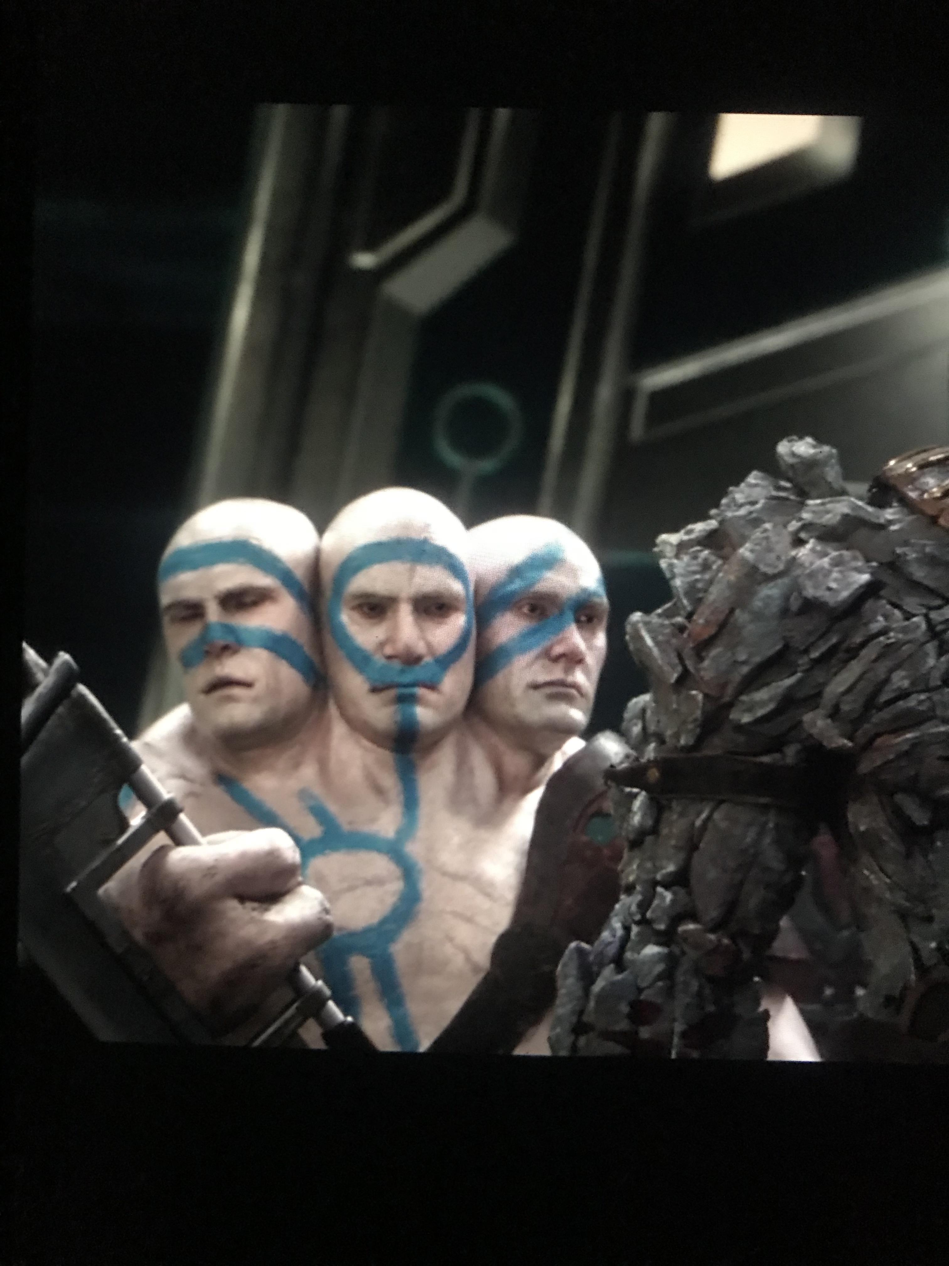 One of the faces of the three headed guy in Thor Ragnarok is the