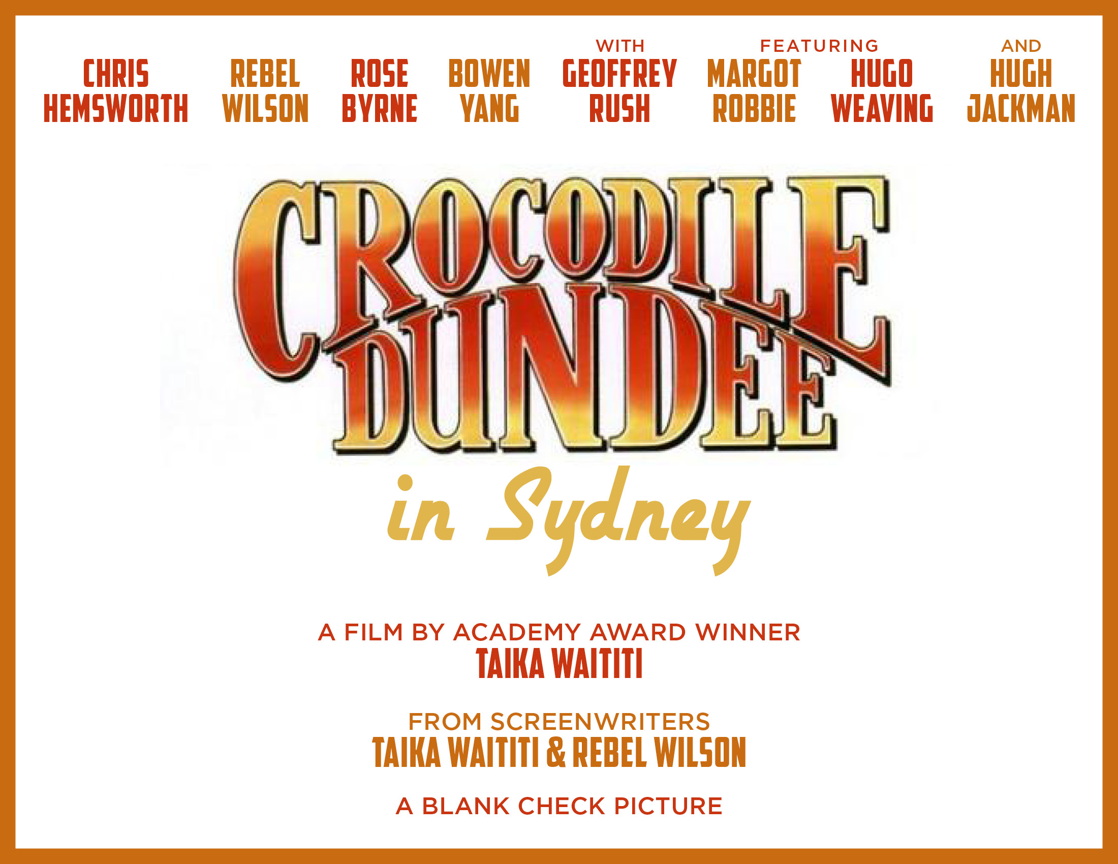 PITCH Crocodile Dundee, The Reboot r/blankies