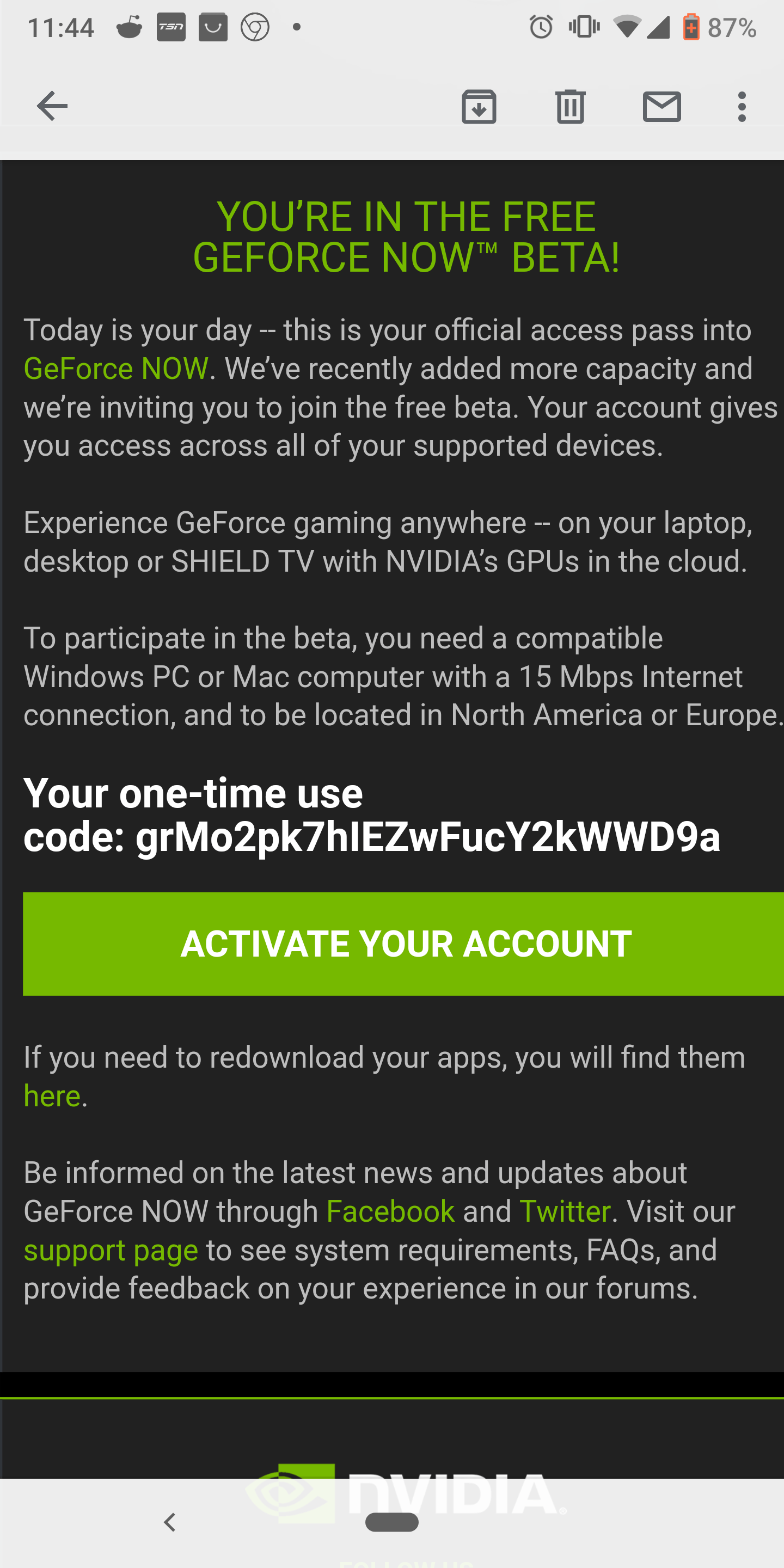 Sale > free geforce now codes > in stock