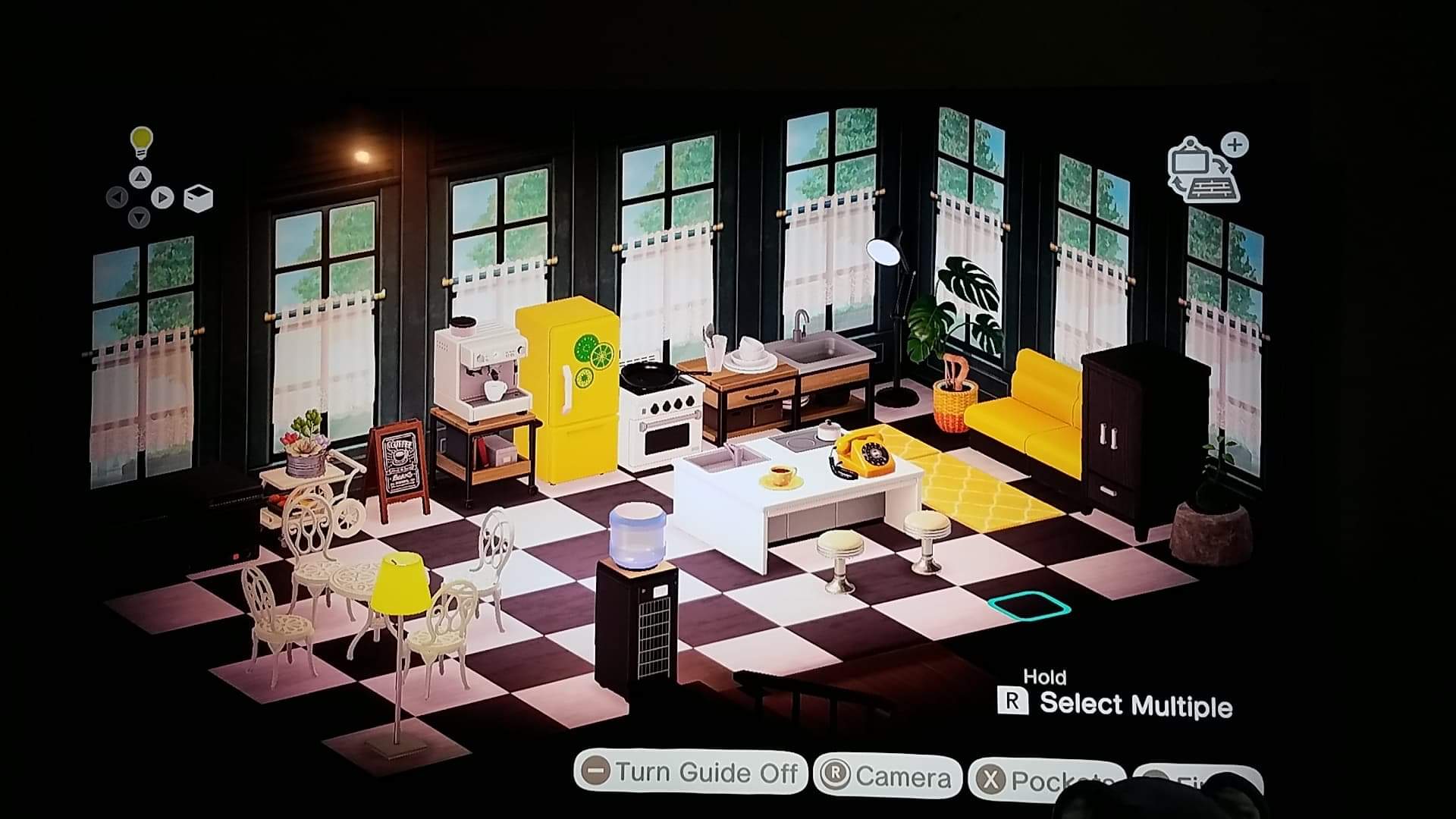 My start to a yellow, black, and white kitchen! I need some ideas! 😭