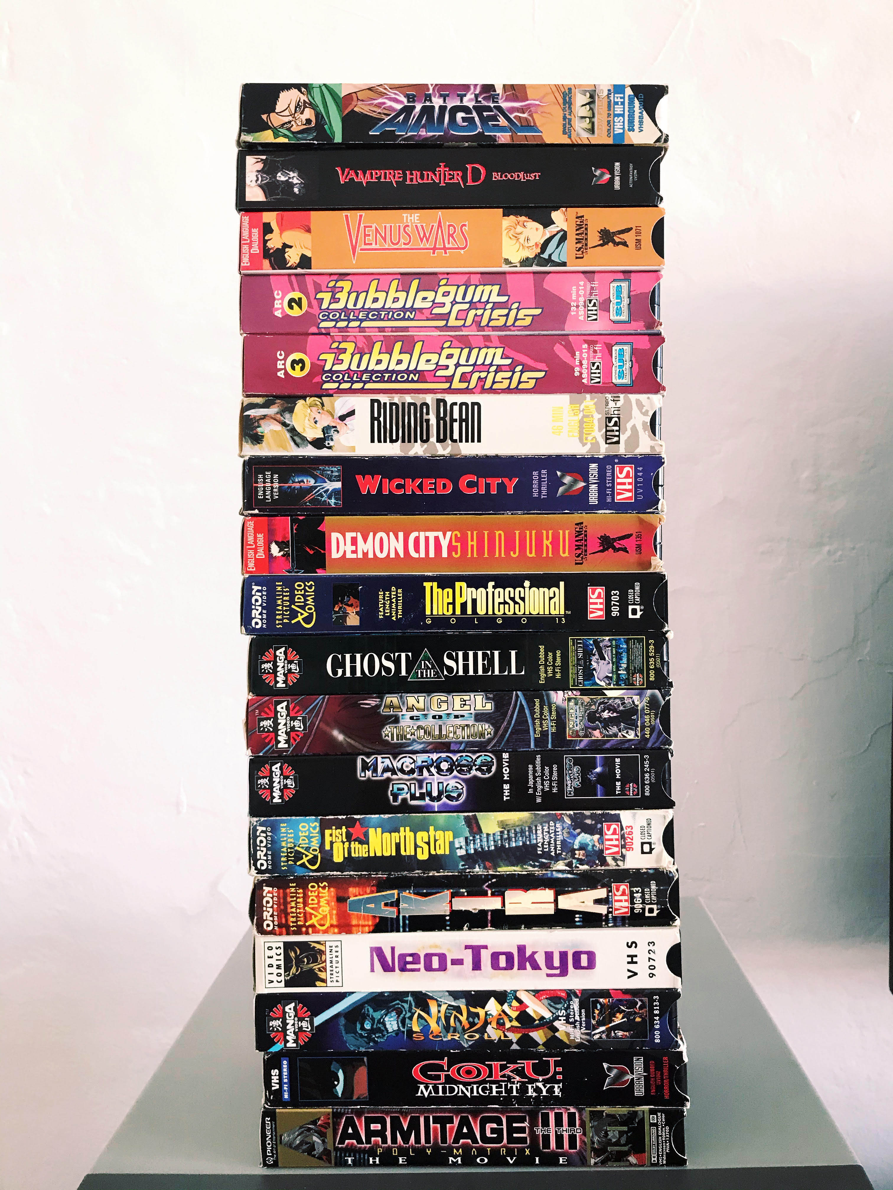 My Anime VHS collection. r/VHS