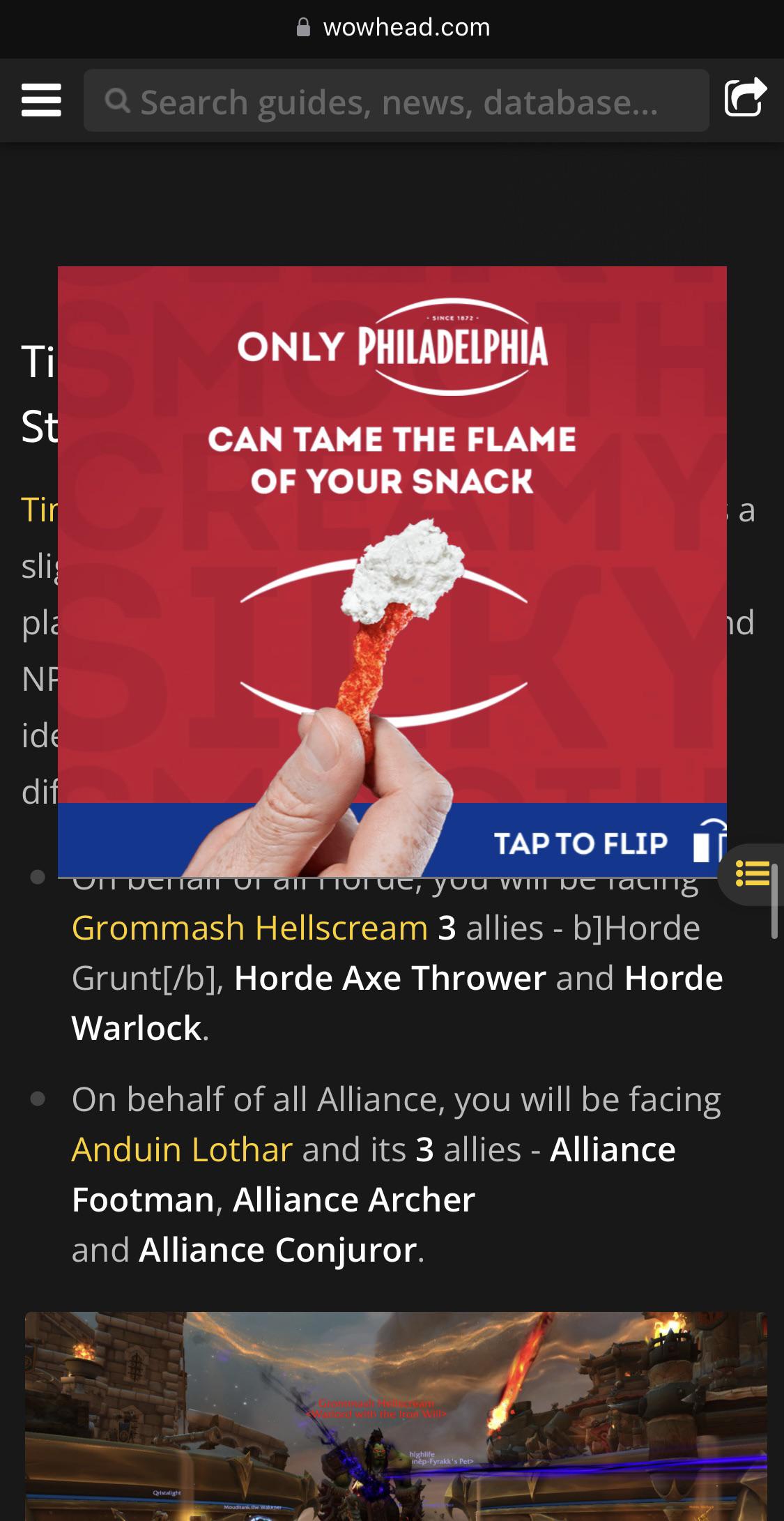 Wowhead on mobile is legitimately unusable due to ads r/wow