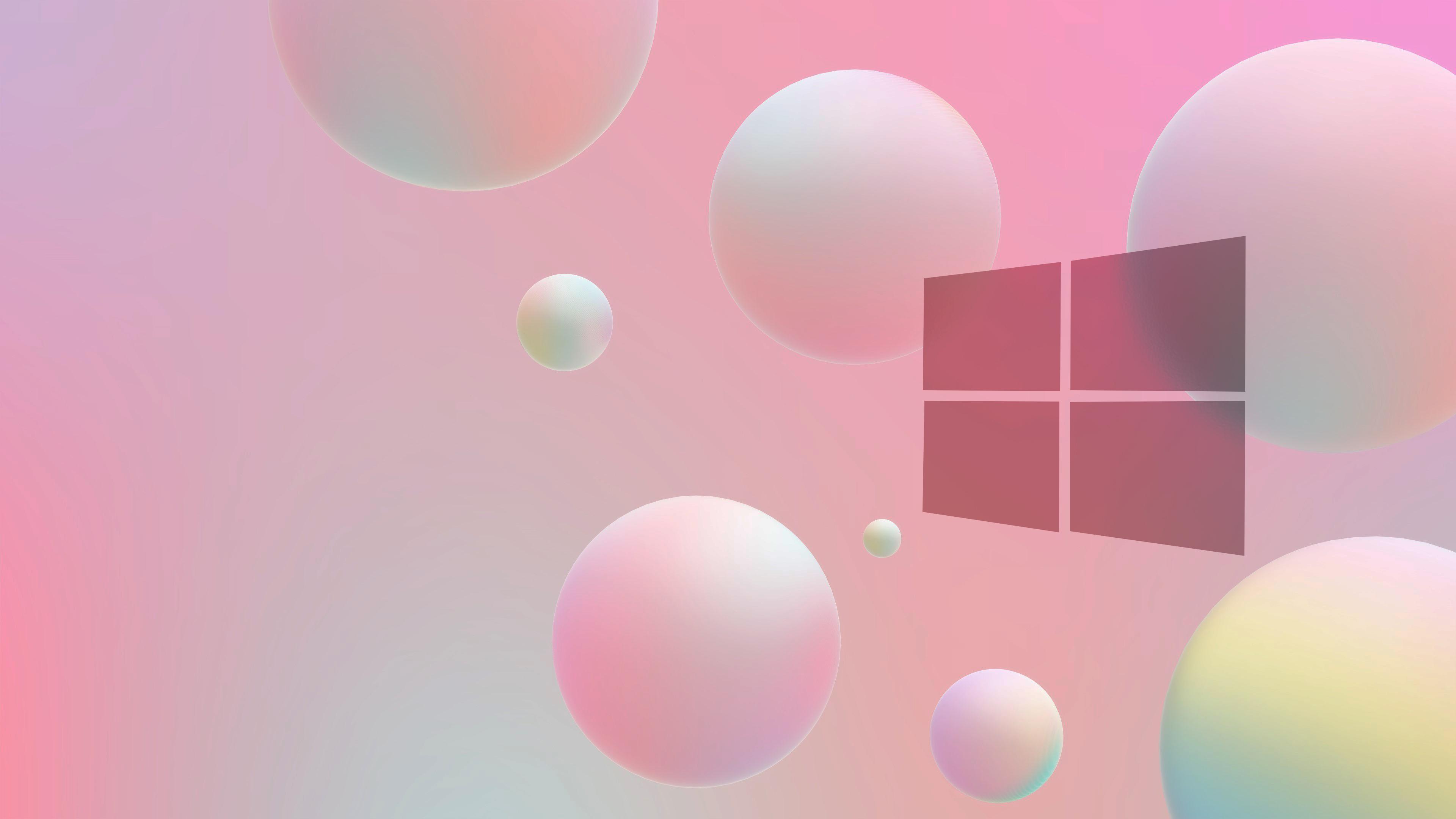 Windows 10 Bubbles [3840x2160] r/wallpaper