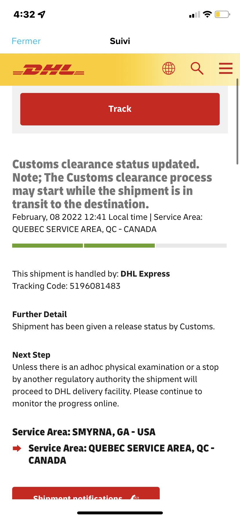what does this even mean dhl