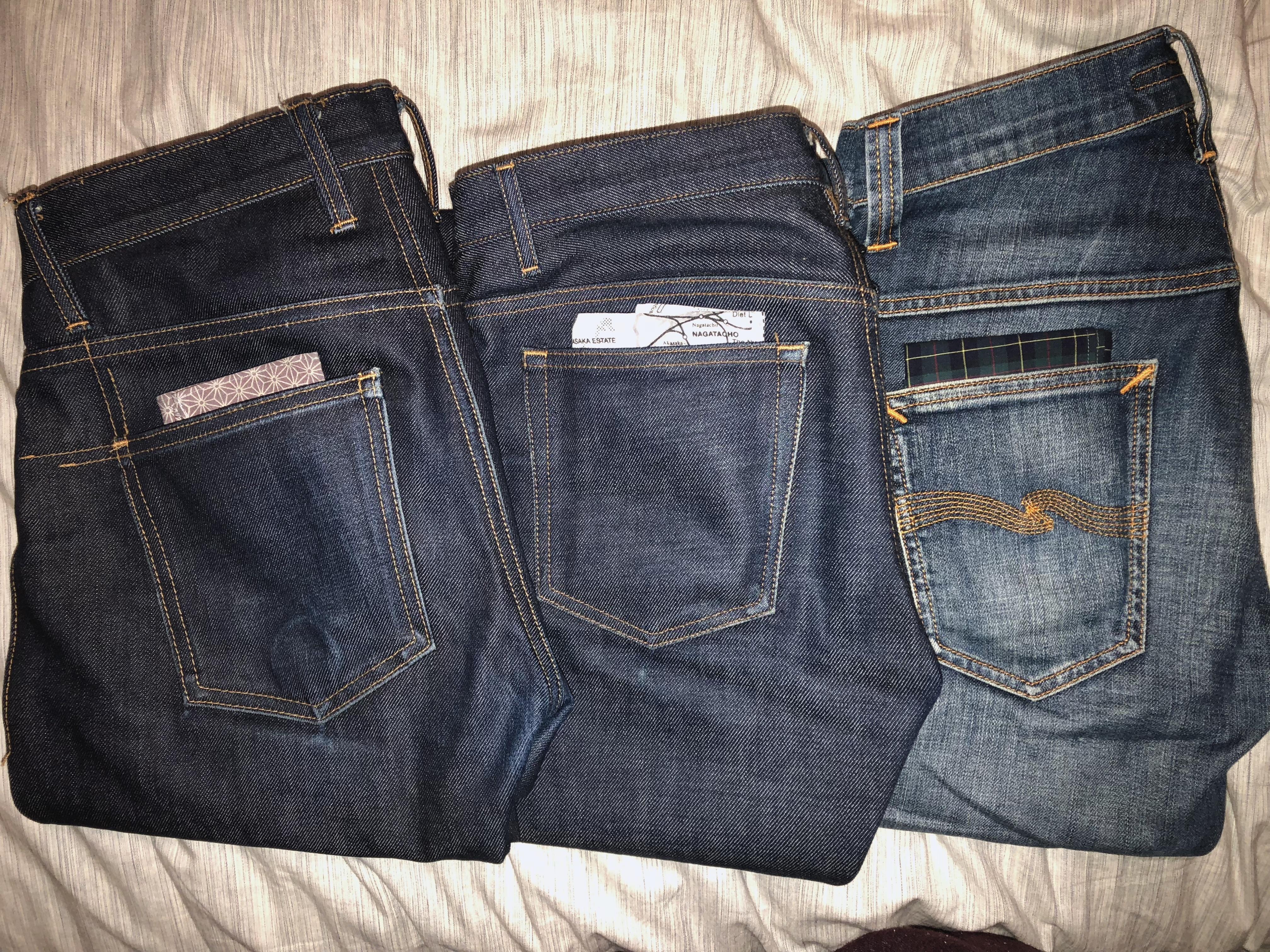 Anyone else into pocket squares and raw denim? r/rawdenim